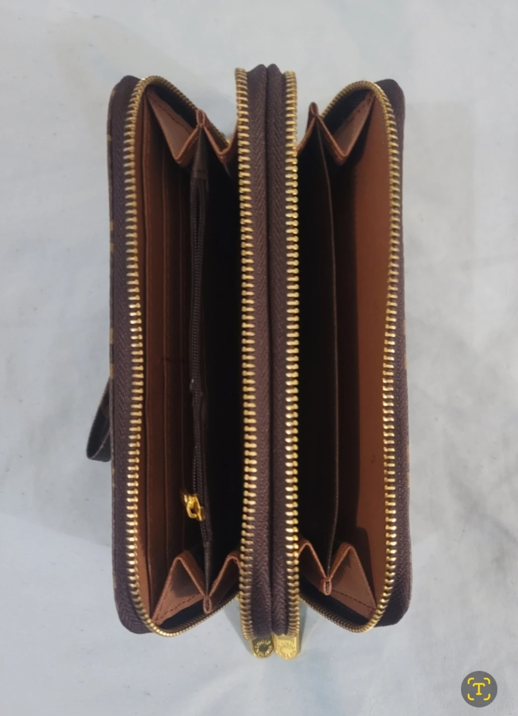 Brown Louis Vuitton Monogram Wristlet Wallet - photo 2