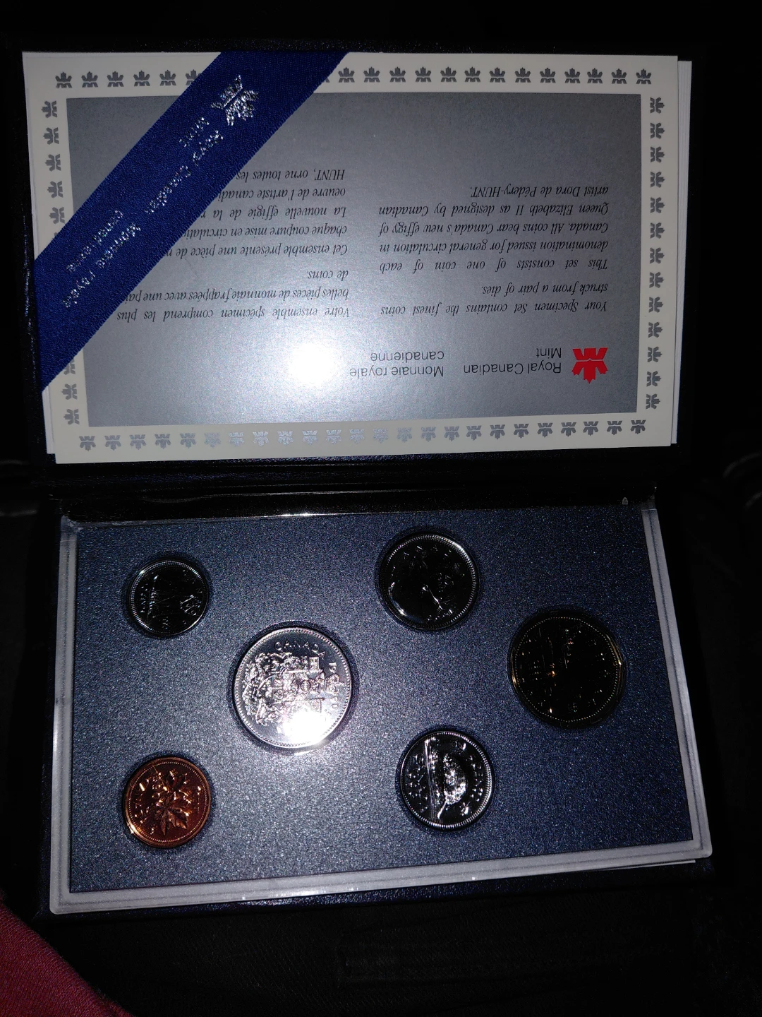 Royal Canadian Mint Specimen Coin Set