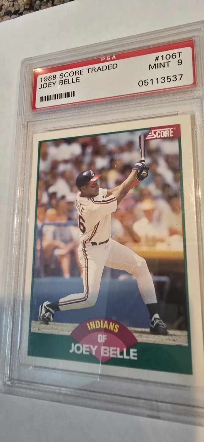 1989 Score Traded Joey Belle Baseball Card #106T