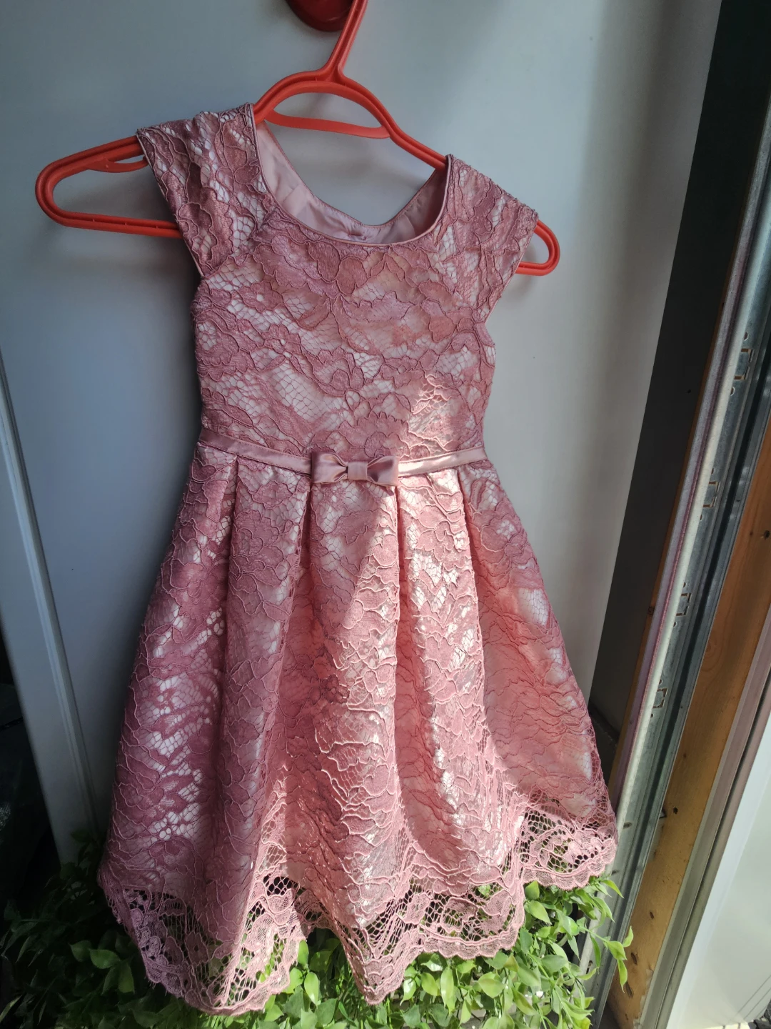 Jona Michelle Pink Lace Dress Size 5