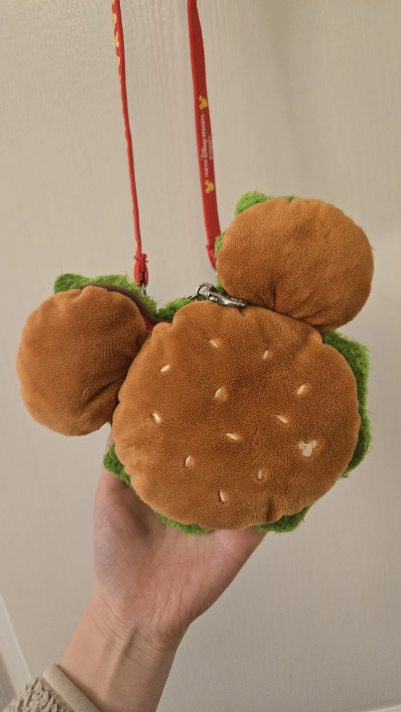 Rare Tokyo Disney Exclusive Hamburger Bag