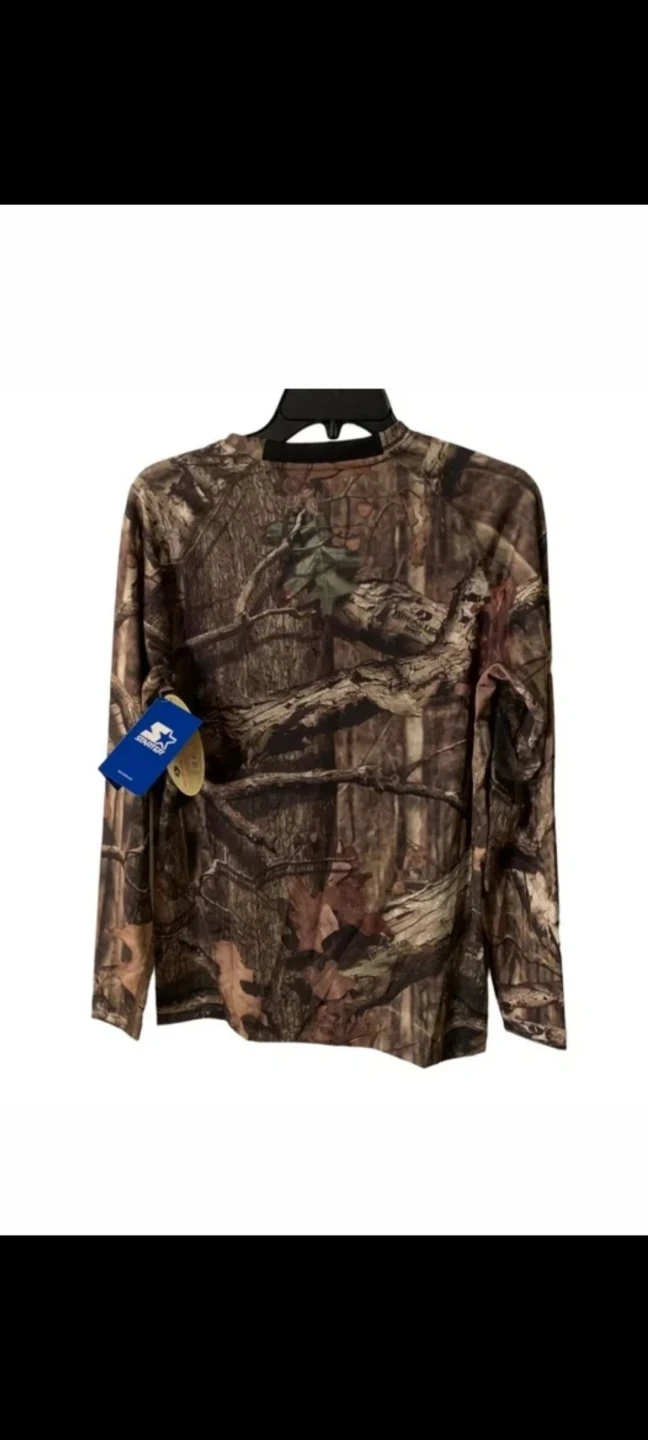 NEW Large STARTER Camo Long Sleeve, Mossy Oak - L - photo 4