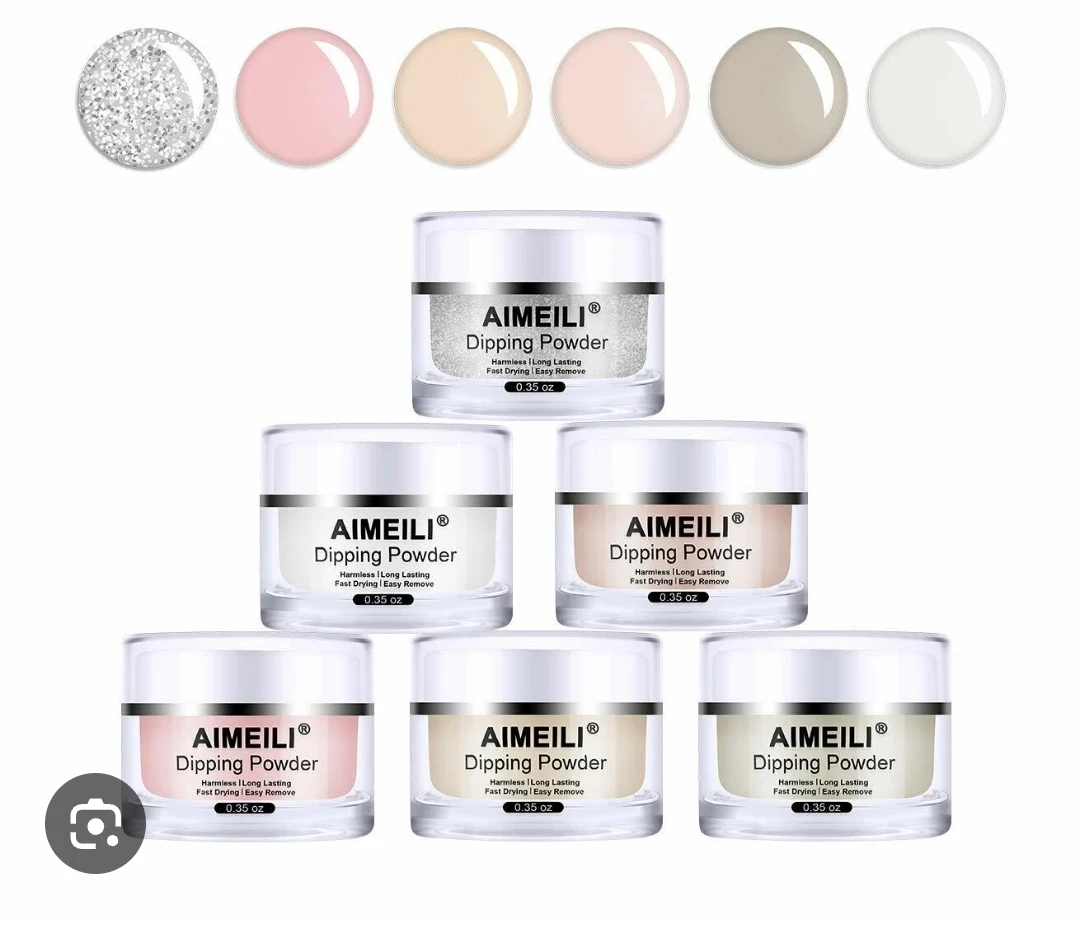 AIMEILI Nail Dipping Powder Set - 6 Colors
