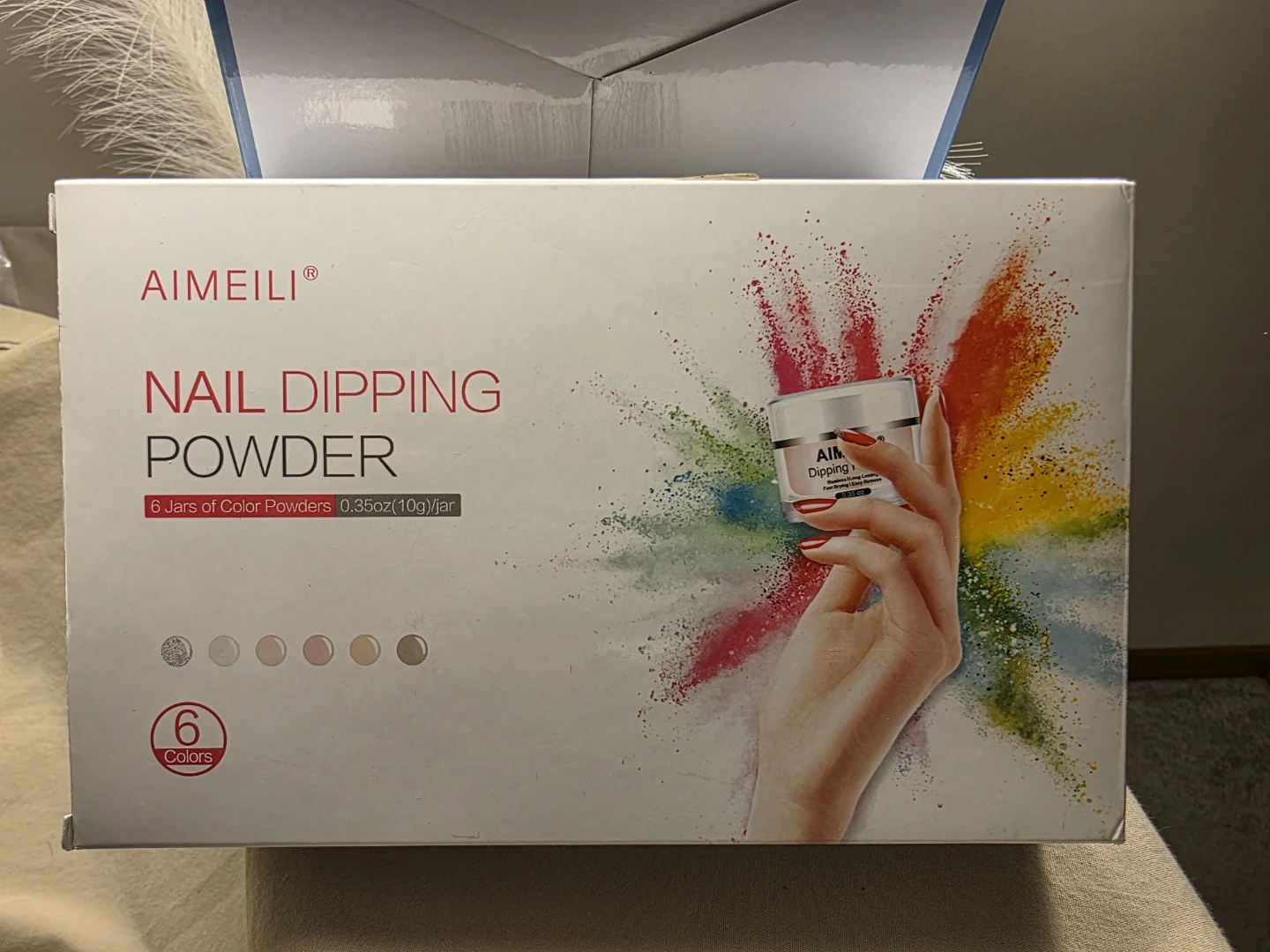 AIMEILI Nail Dipping Powder Set - 6 Colors - photo 3