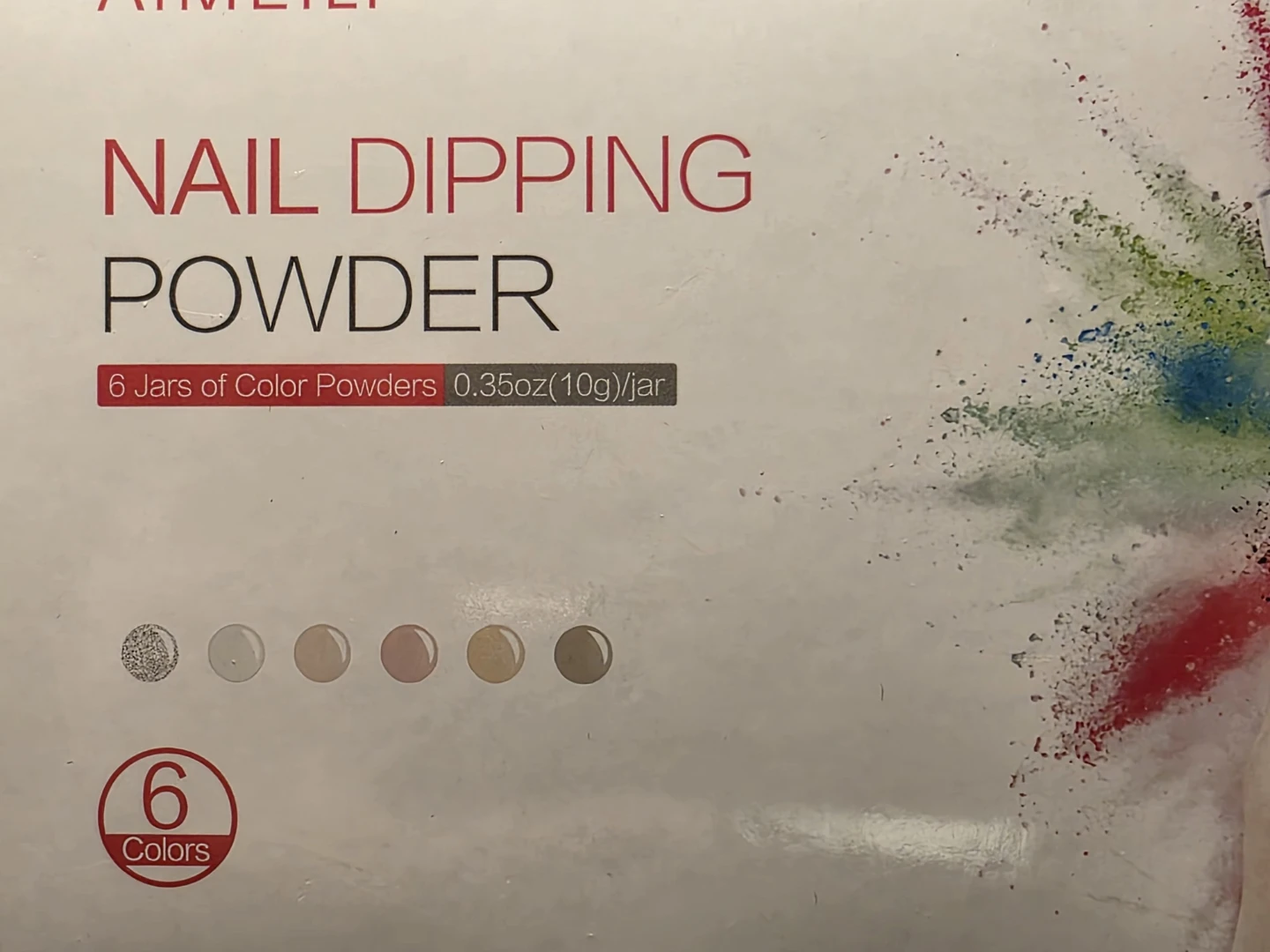 AIMEILI Nail Dipping Powder Set - 6 Colors - photo 4