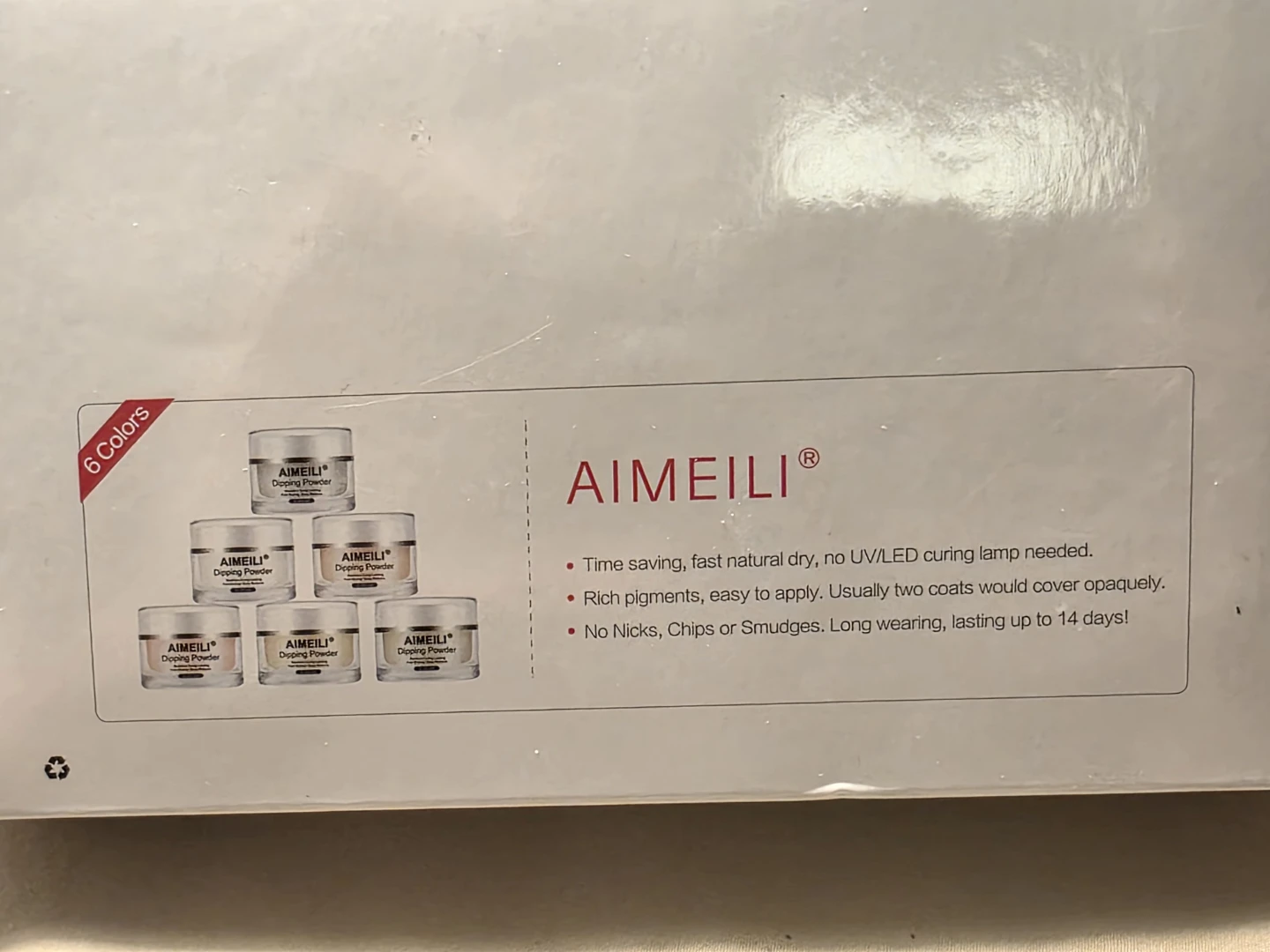 AIMEILI Nail Dipping Powder Set - 6 Colors - photo 5
