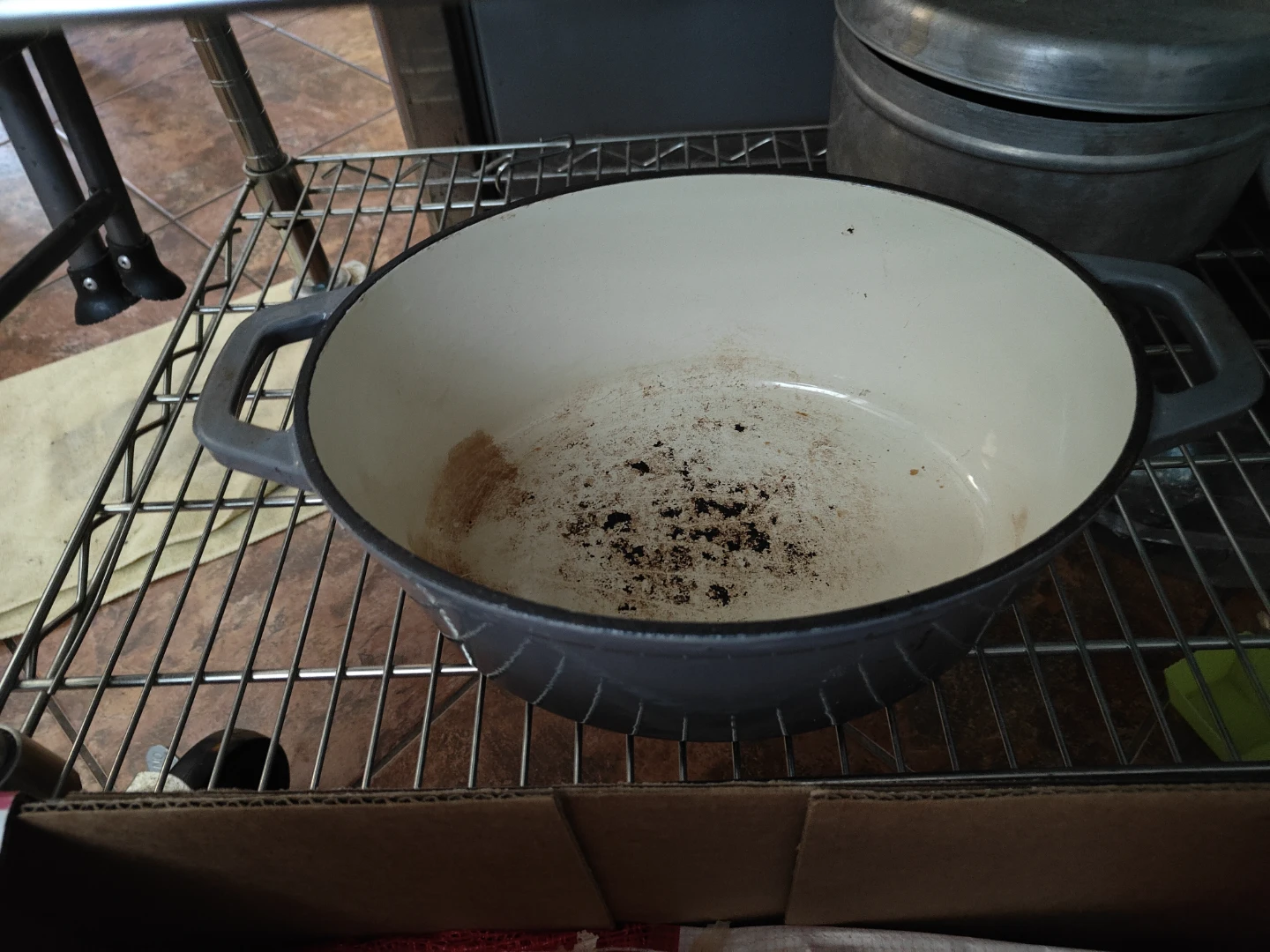 Enamel Cast Iron Dutch Oven - photo 2