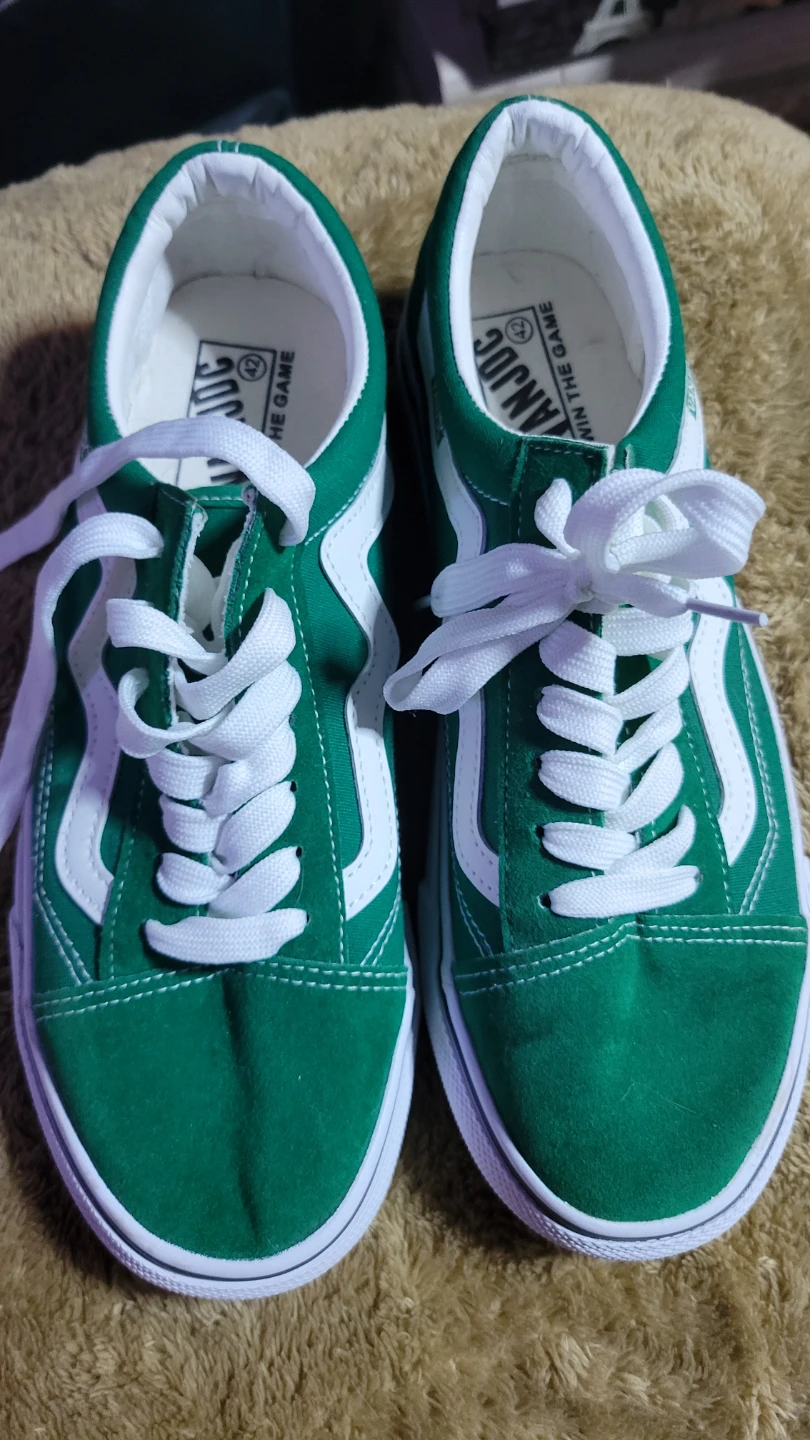 Green and White "VANJOC" Sneakers - Size 42 - photo 3