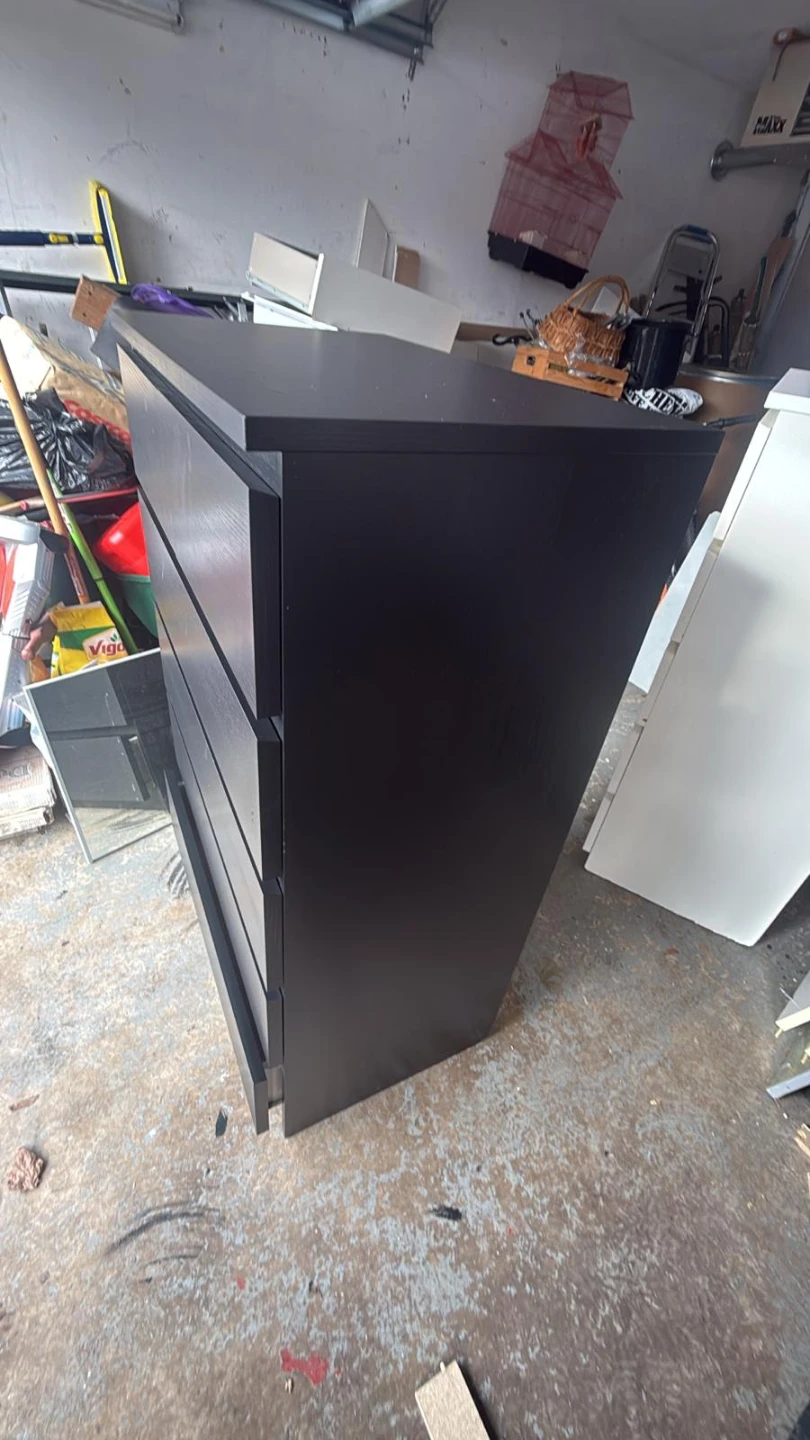 Black 6-Drawer Dresser - photo 3