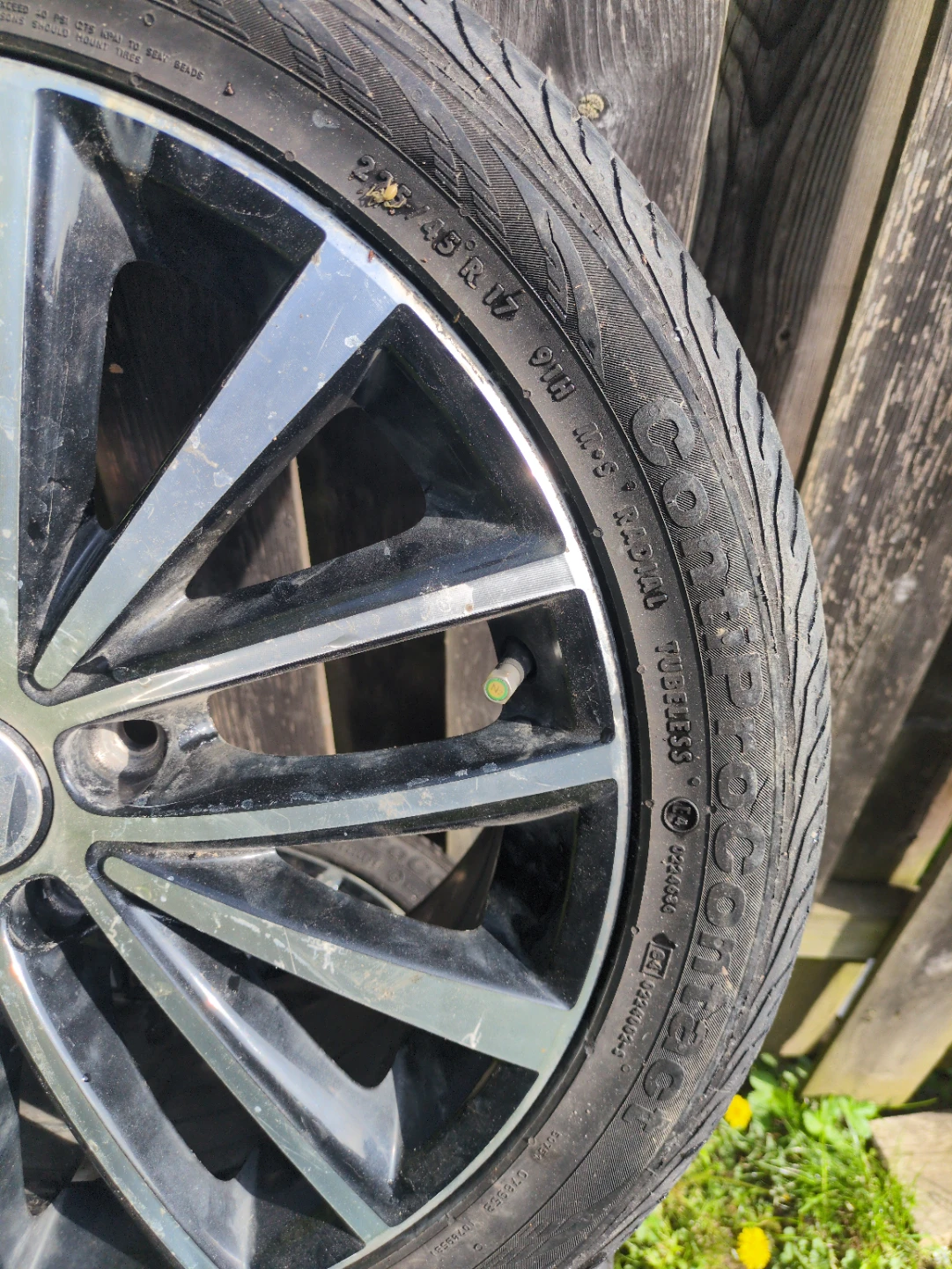 Continental Tire on VW Alloy Wheel - photo 2