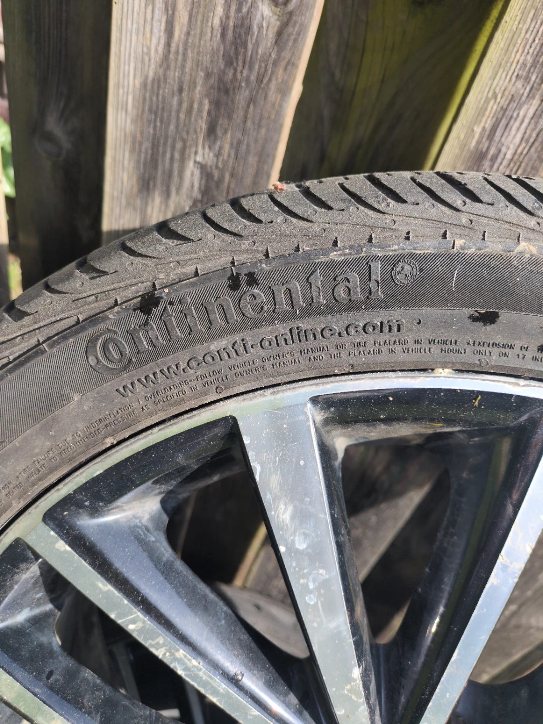 Continental Tire on VW Alloy Wheel - photo 3