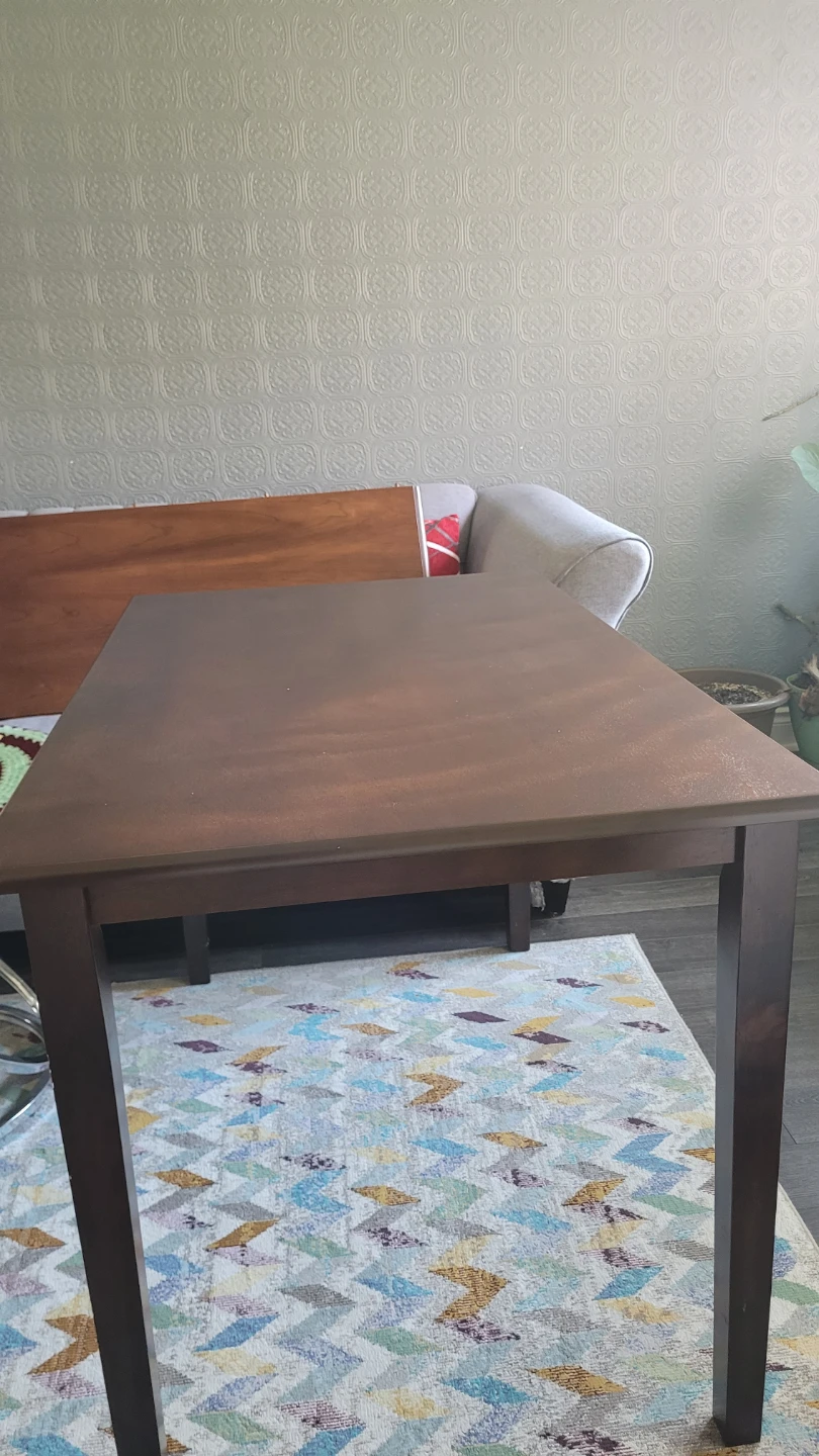 Dark Brown Dining Table with 2 chairs - photo 3