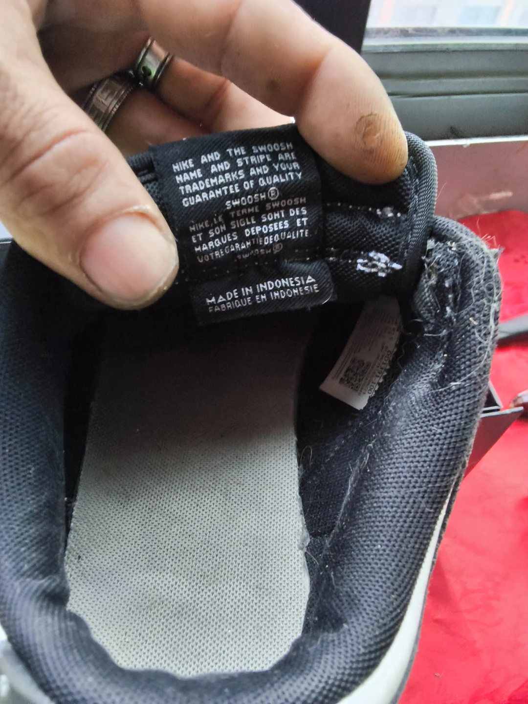 Nike Dunk Low Black White Sneakers - photo 3