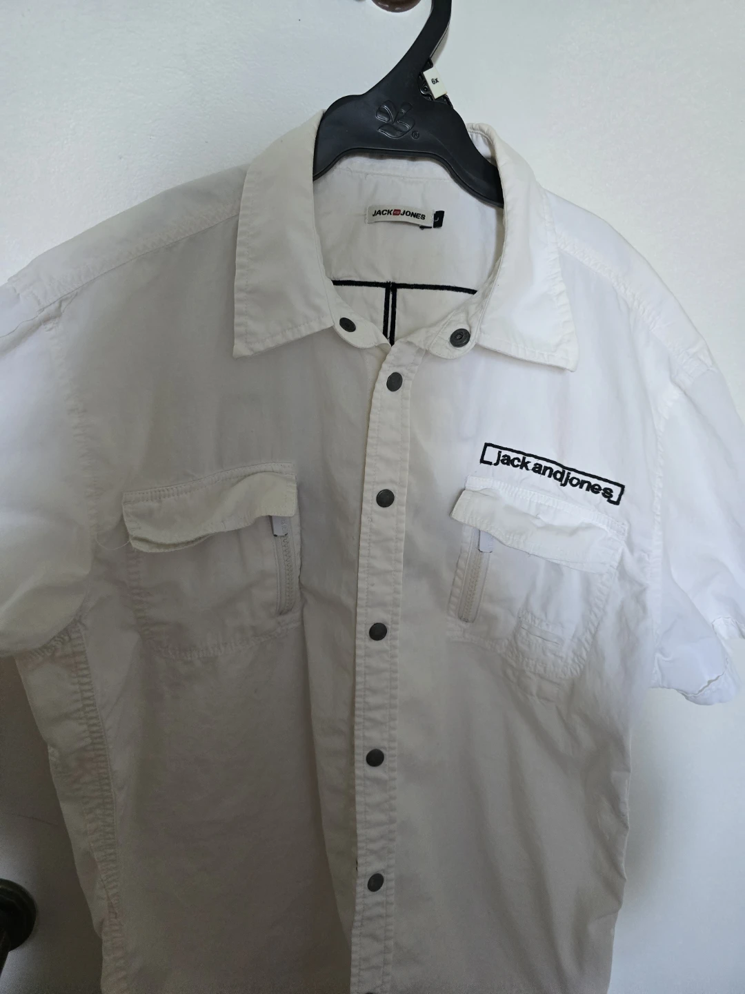 Men's Jack & Jones Short Sleeve Button-Up Shirt Size L - photo 3