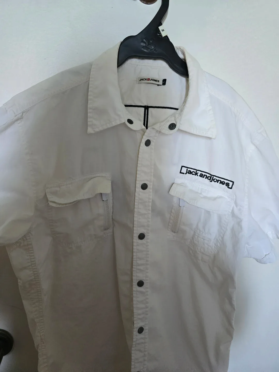 Men's Jack & Jones Short Sleeve Button-Up Shirt Size L - photo 3