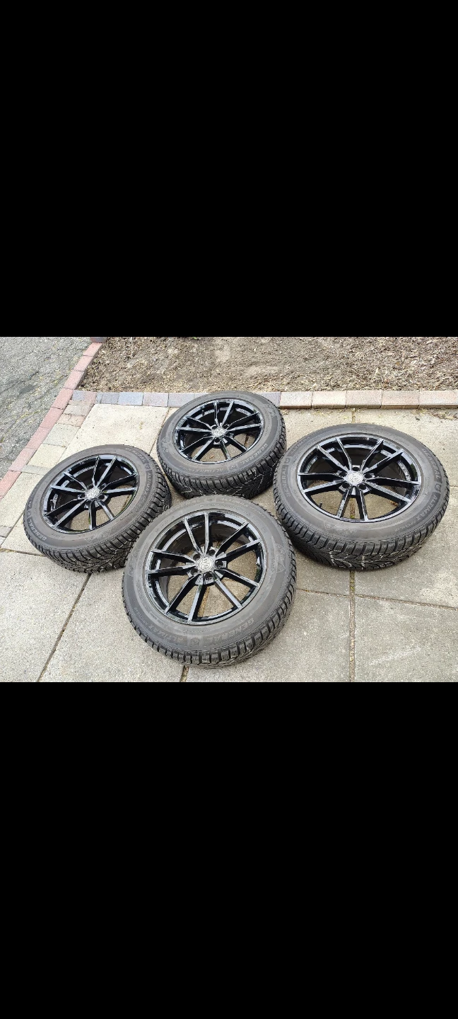 225/60/18 winter tires & rims, 5x112
