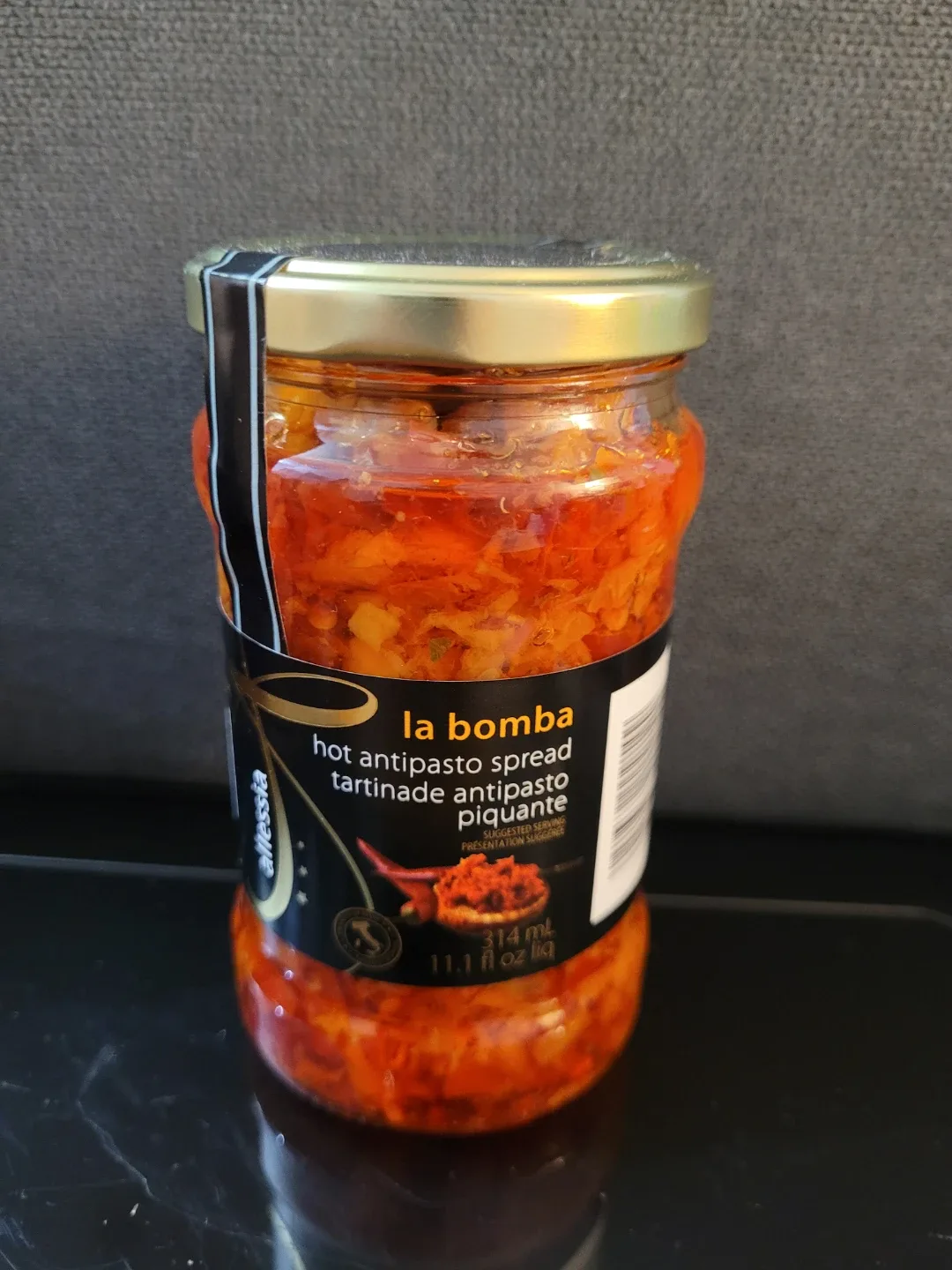 La Bomba Hot Antipasto Spread 314 ml
