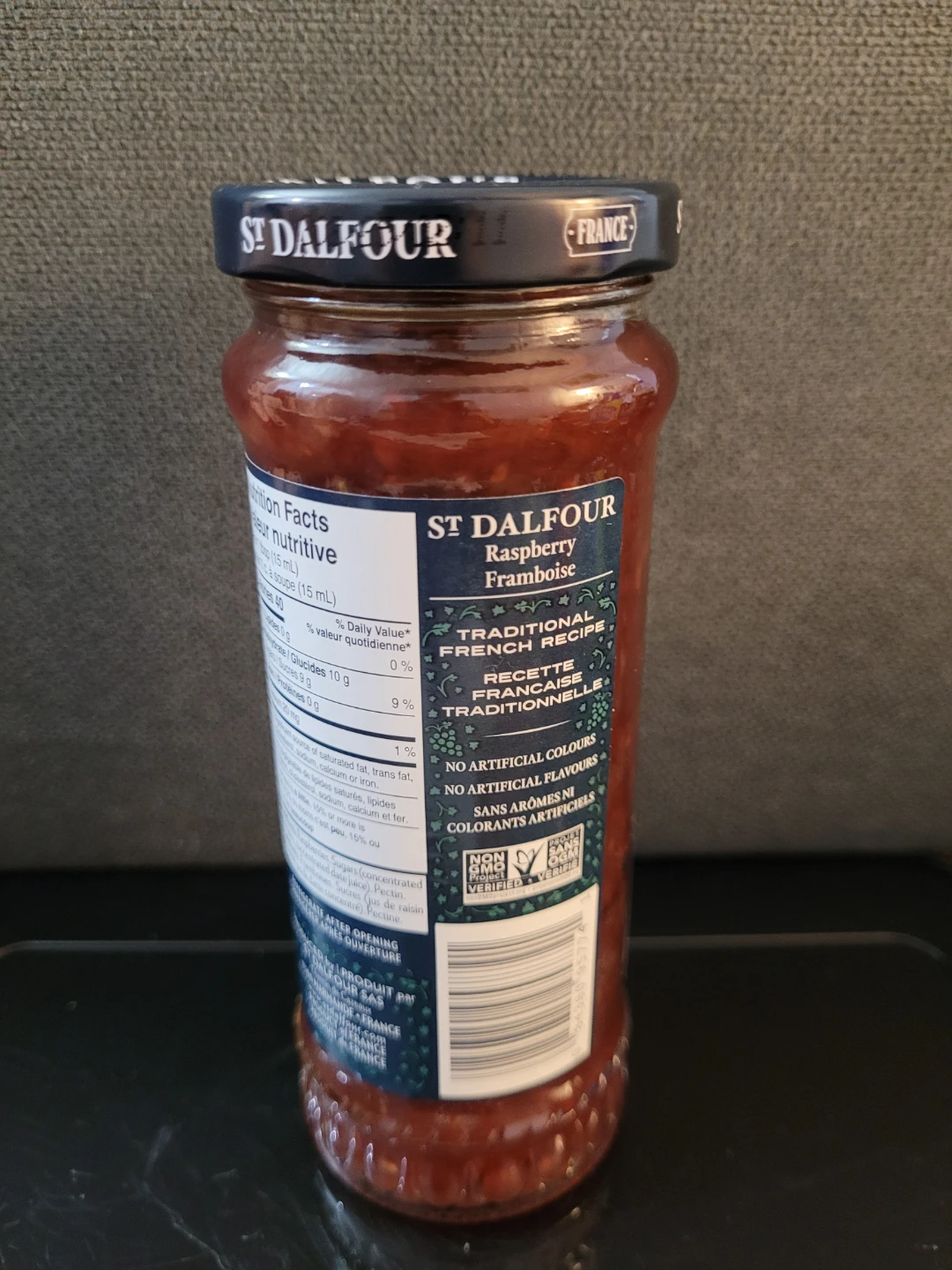 St. Dalfour Raspberry Fruit Spread 225ml - photo 2