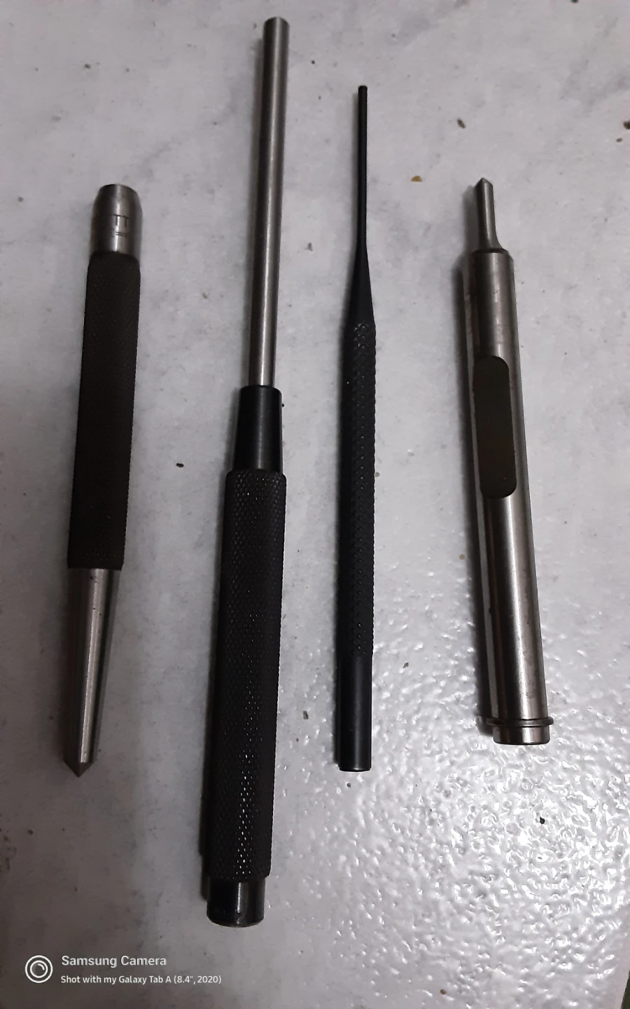 Set of 4 Metal Punches