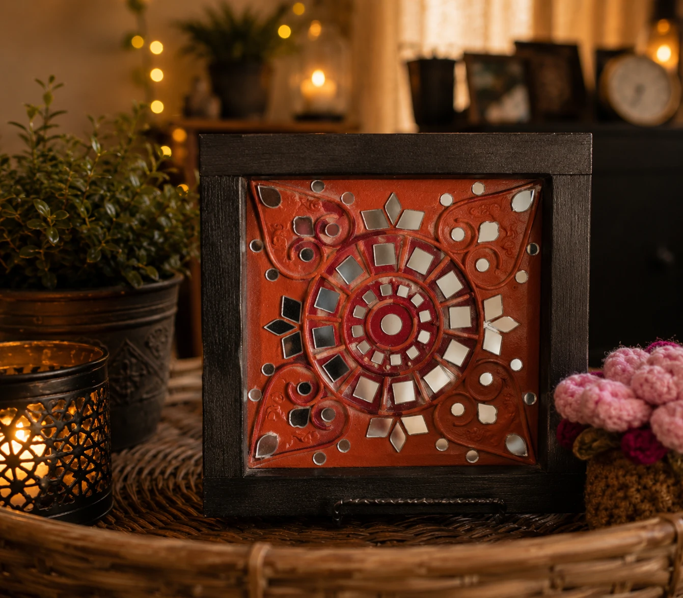 Decorative Framed Mirror Art - photo 3