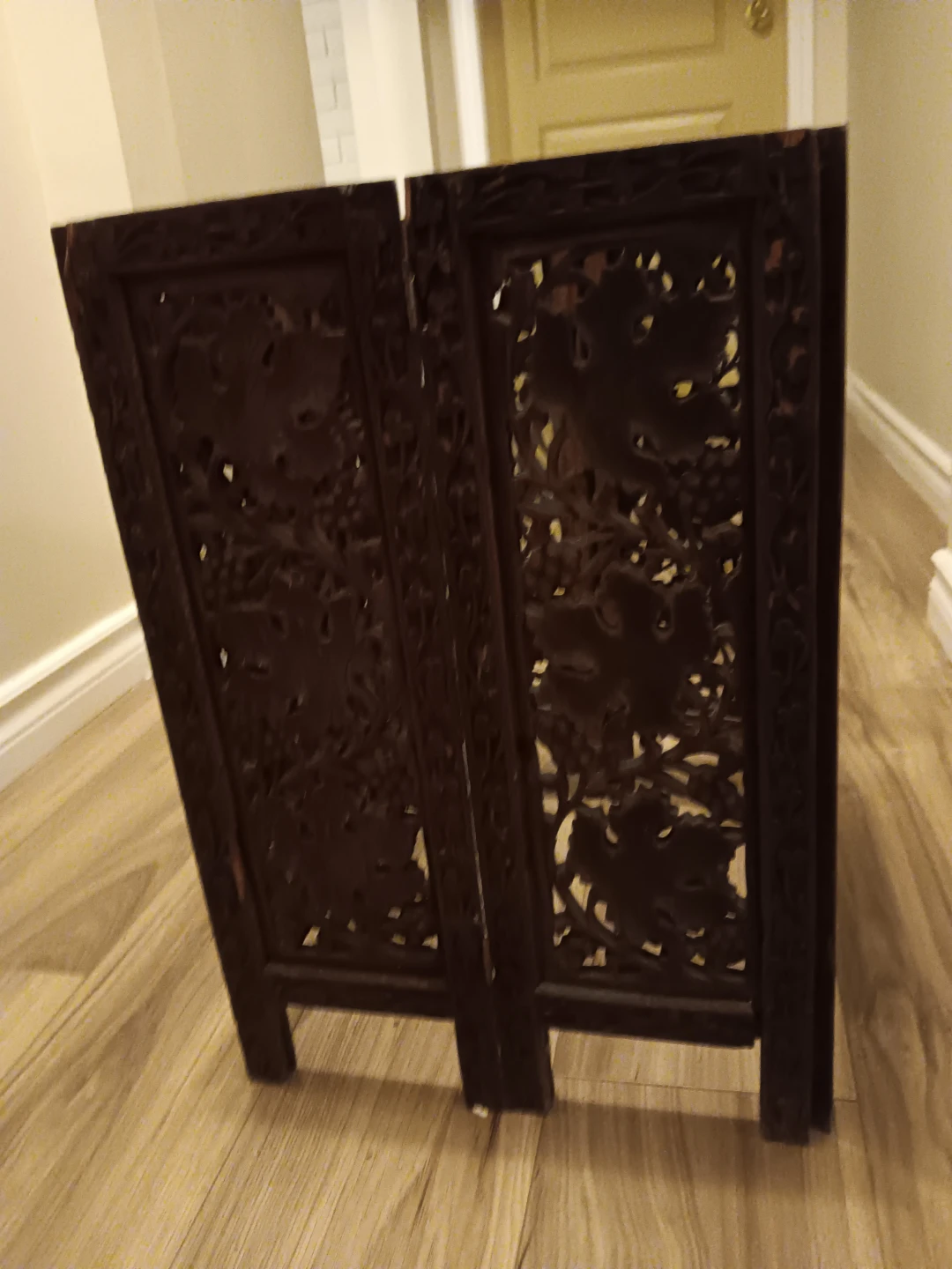 Antique Campaign Tea Table base - photo 2