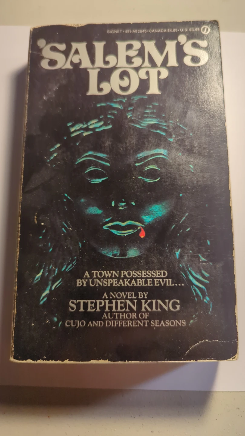 Salem's Lot by Stephen King 1975 vintage