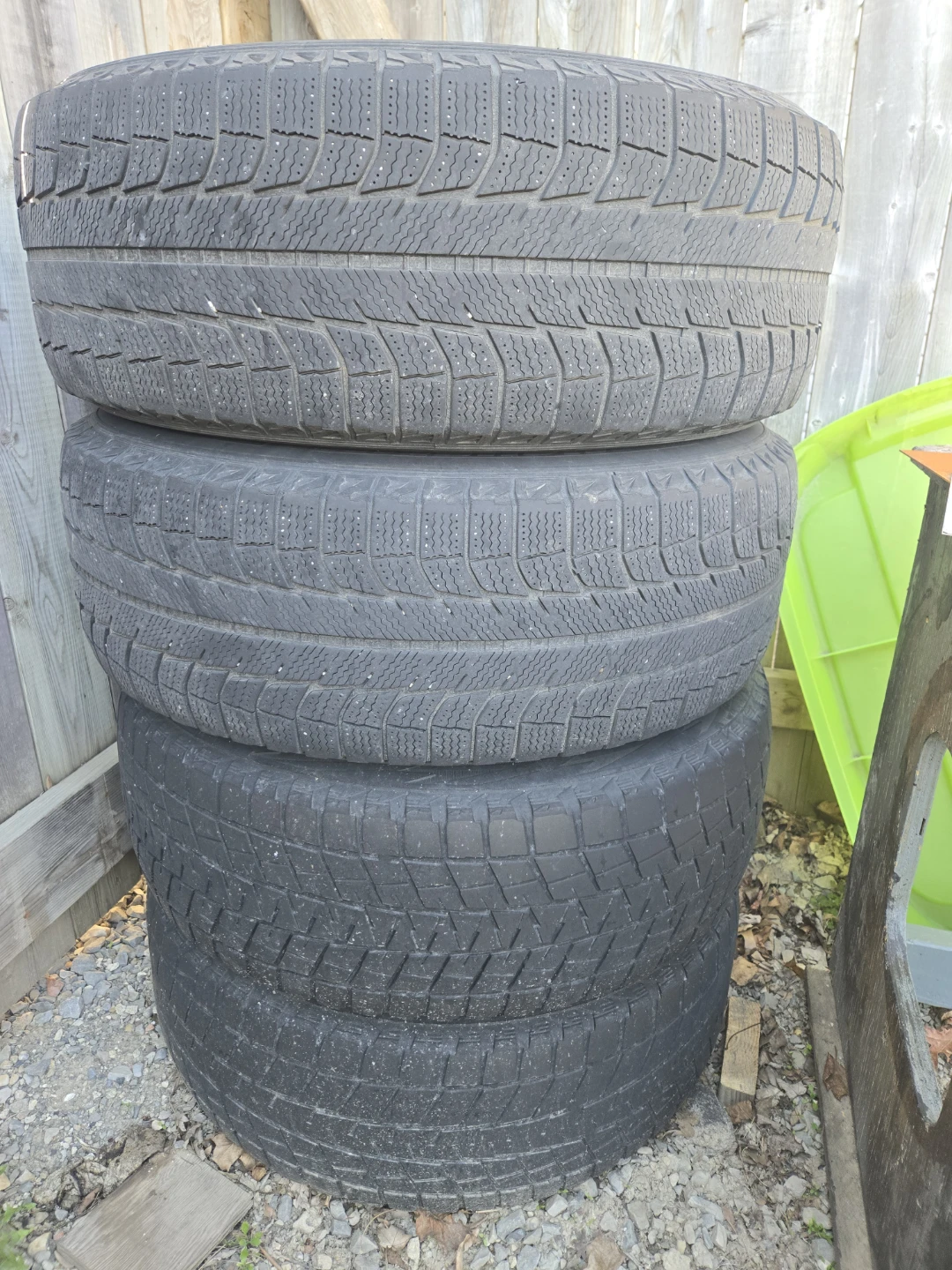 Winter tires with rims