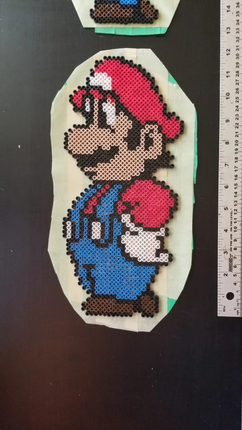 Mario Perler Beads Art