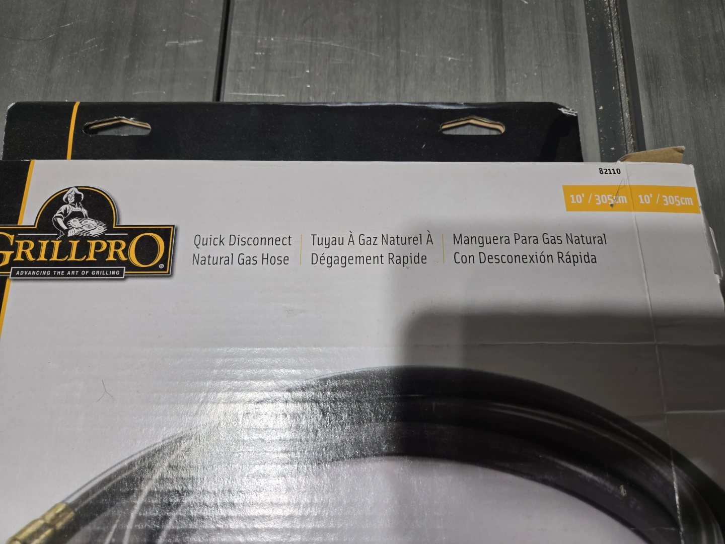 GrillPro Quick Disconnect Natural Gas Hose 10 ft - photo 2