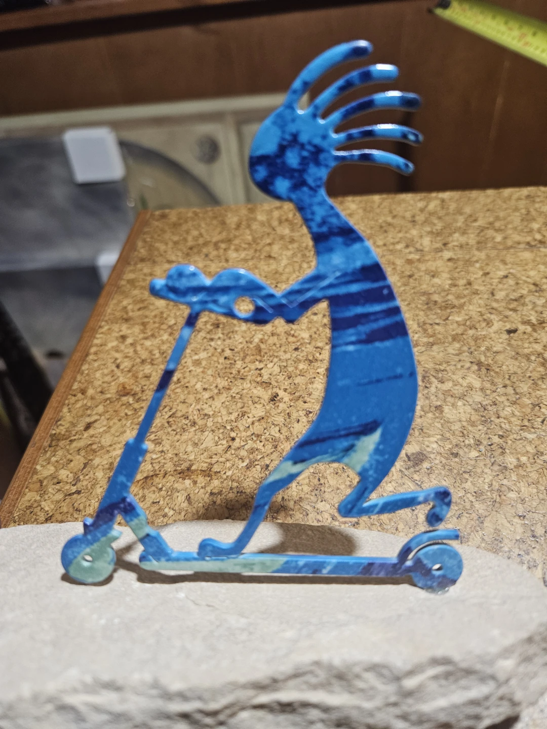 Kokopelli on Scooter Statue - photo 5