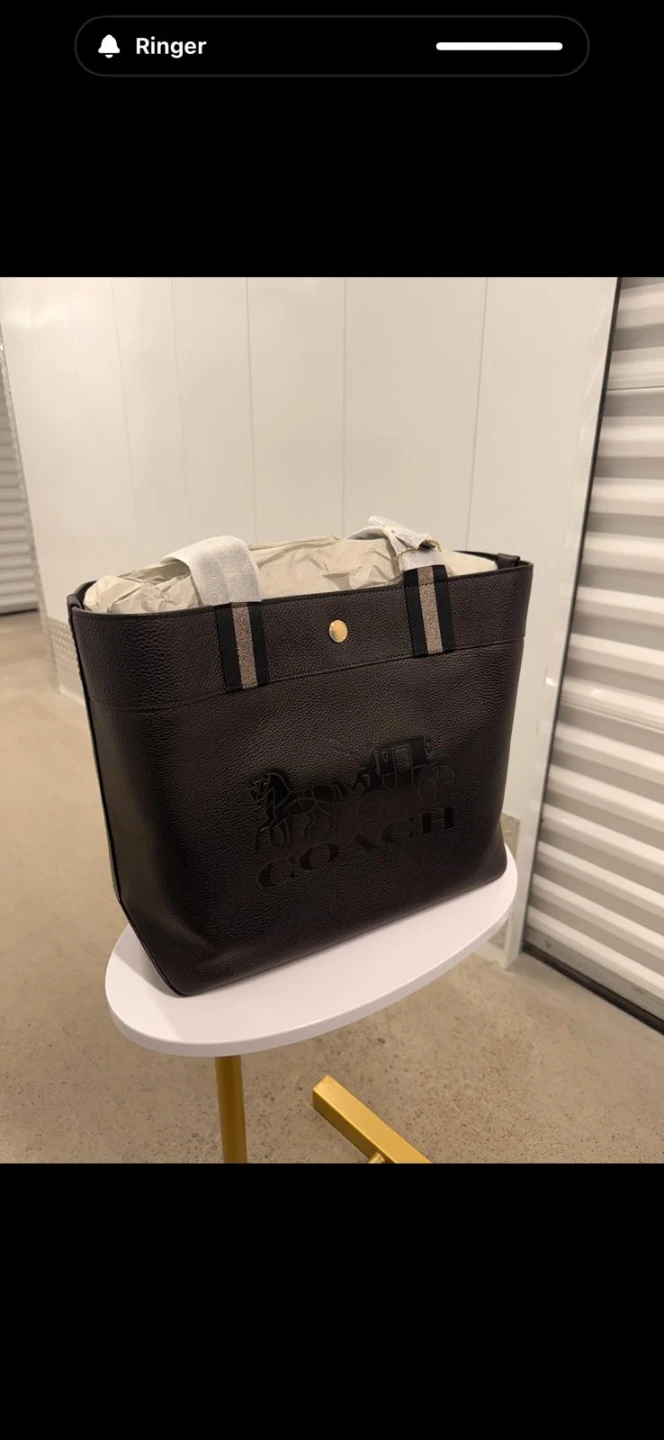 Coach Sprty Lth Jes Tot Tote Bag