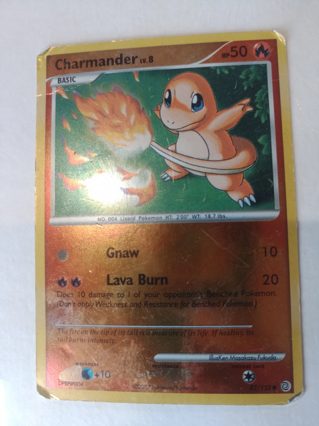 Pokemon Charmander LV. 8 Trading Card