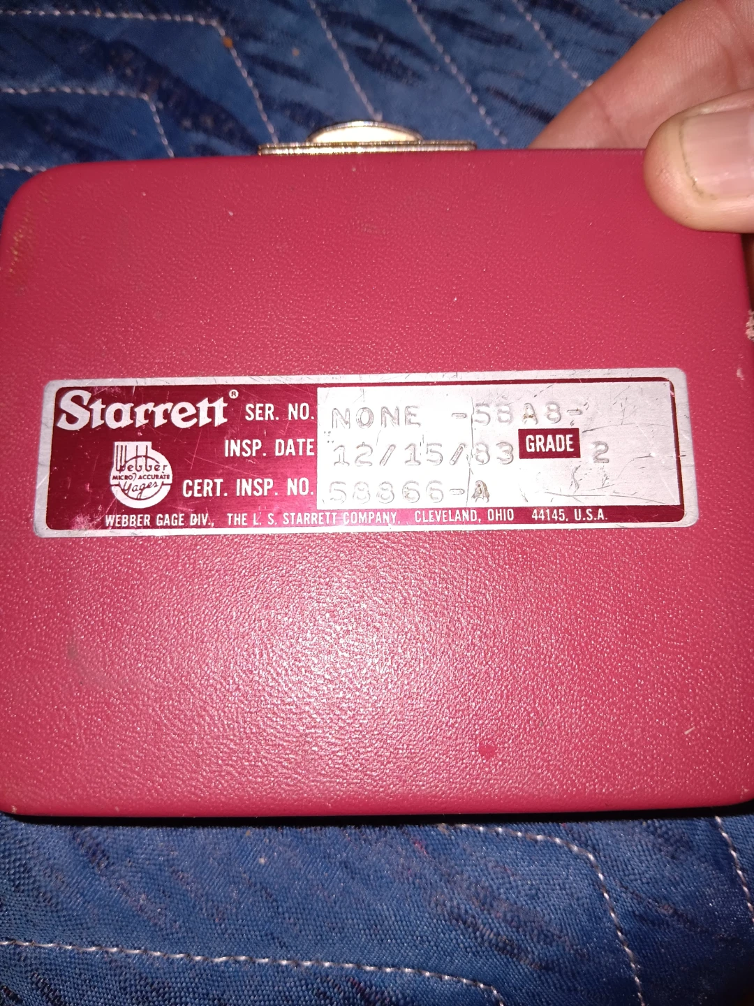 Starrett Webber Gage Block Set - photo 2