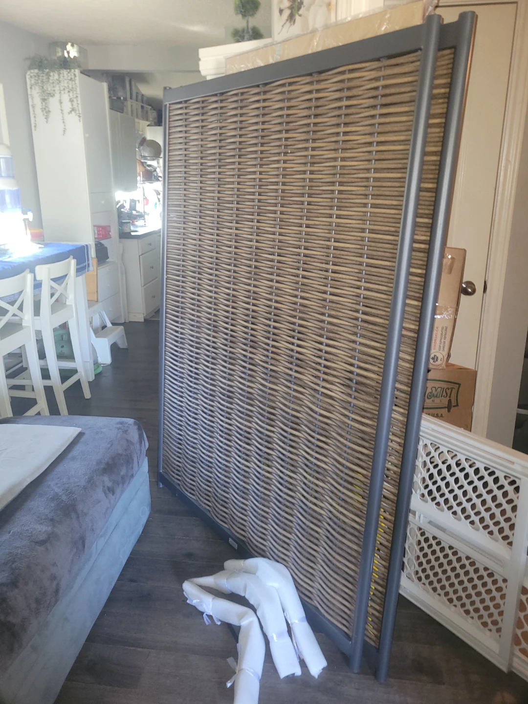 Woven Room Divider Screen