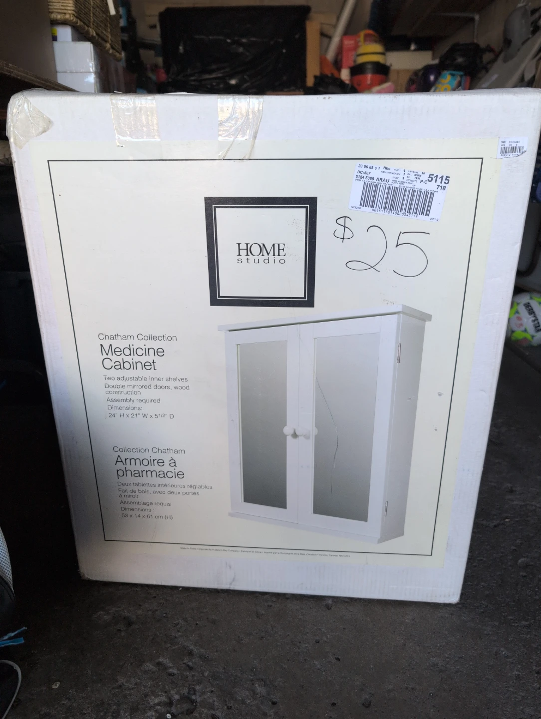 Home Studio Chatham Collection Medicine Cabinet