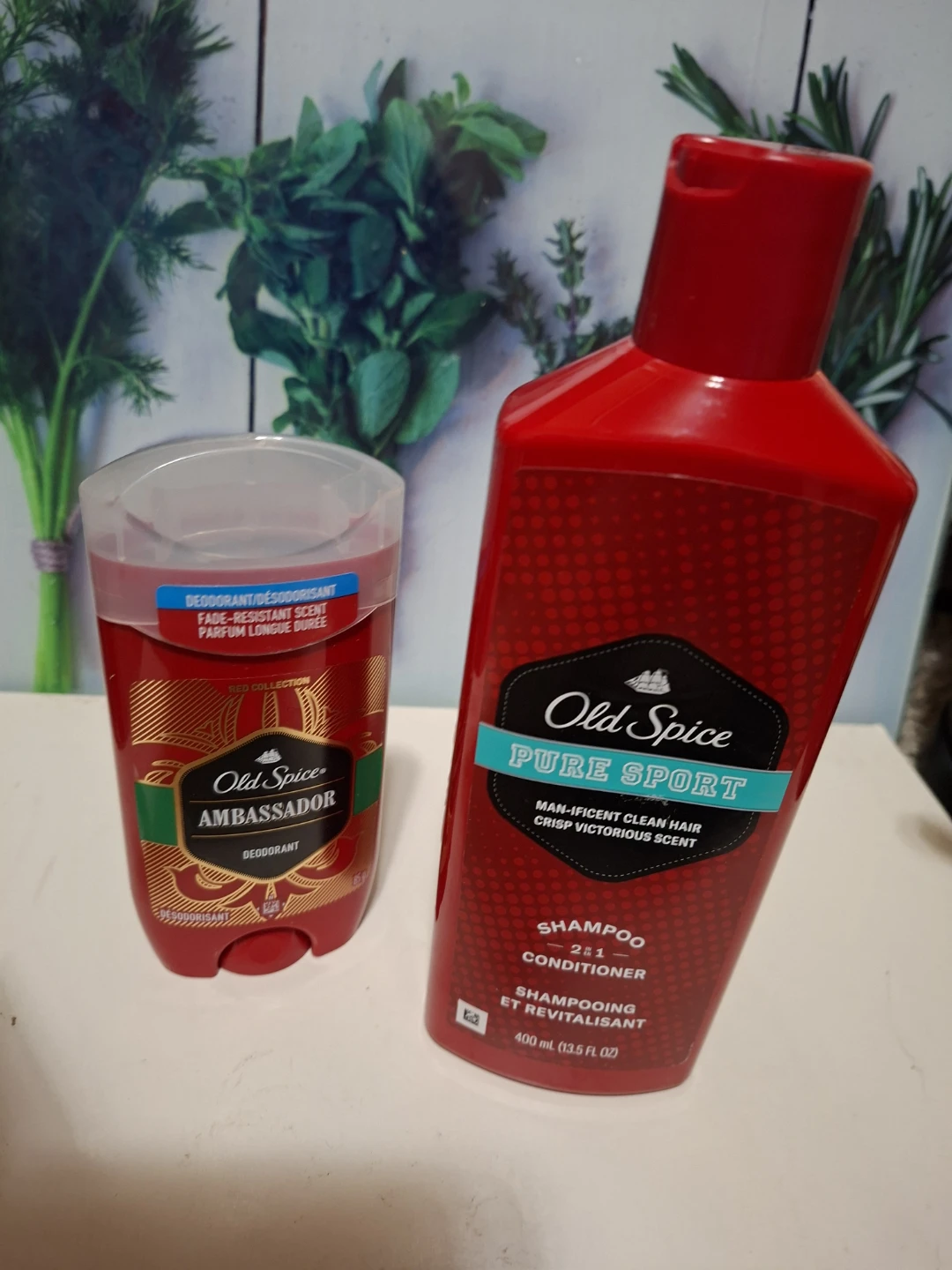 Old Spice Pure Sport Shampoo & Conditioner and Deodorant Set