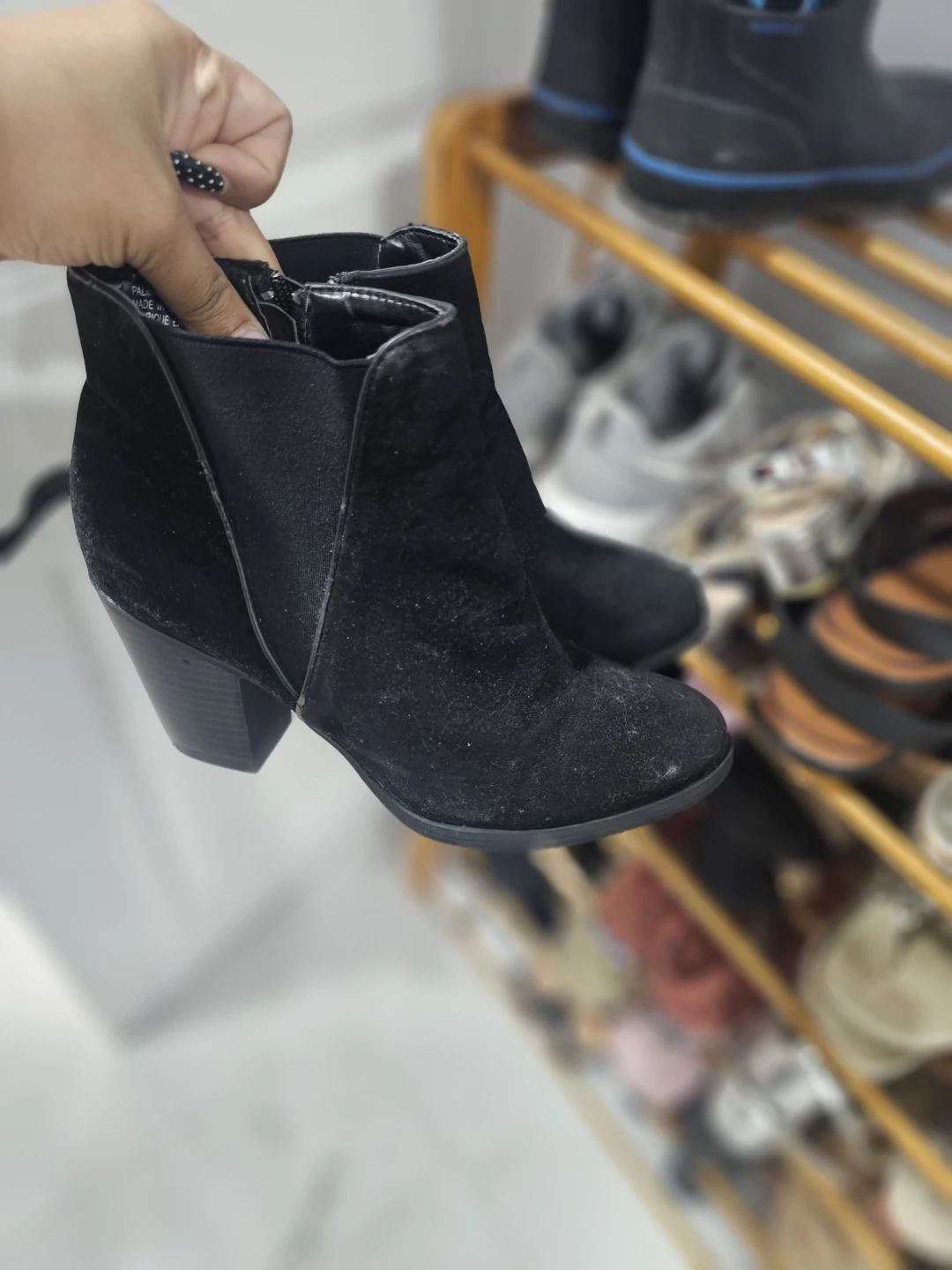 Black Suede Ankle Boots