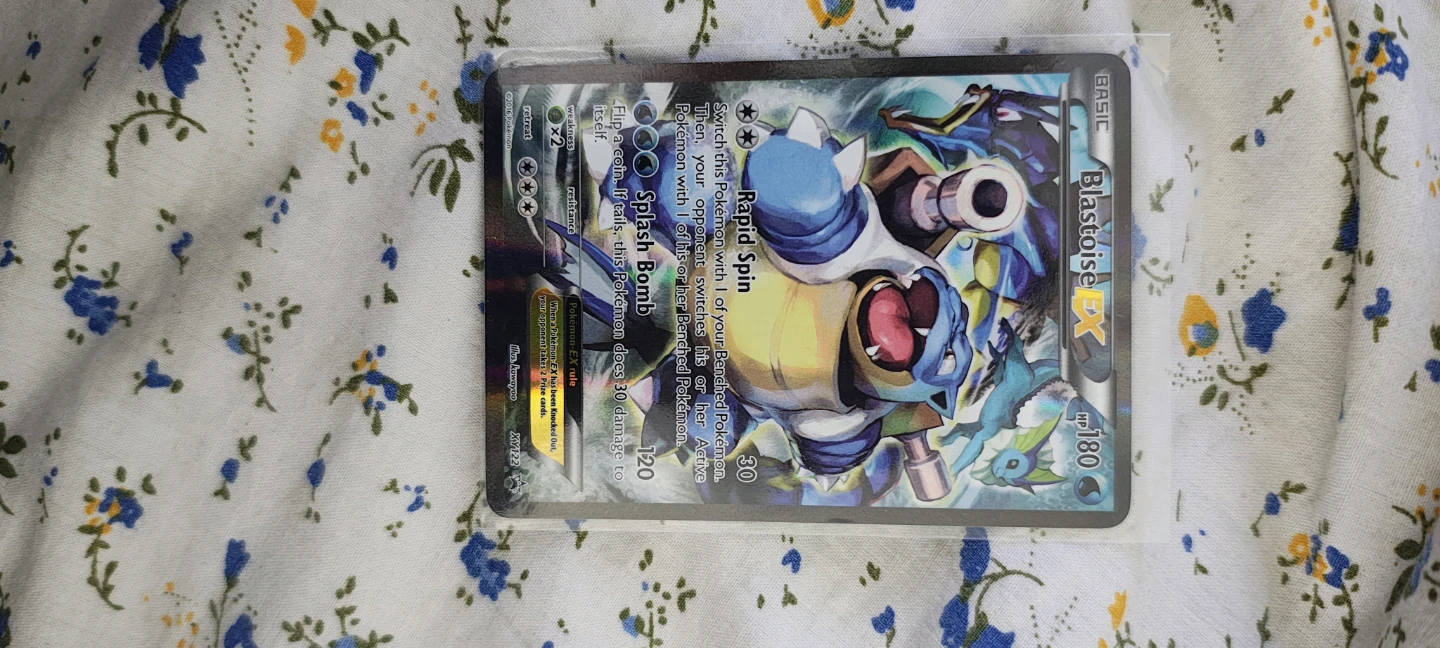 Pokémon Blastoise EX Trading Card