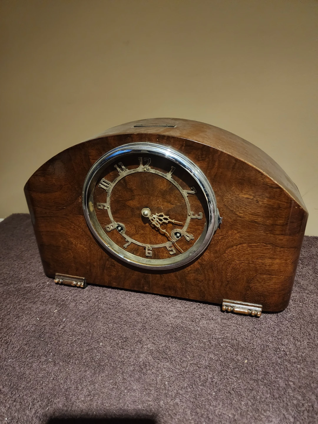 Forestville Clock Company "A Master Salesman" Mantel Clock 1941