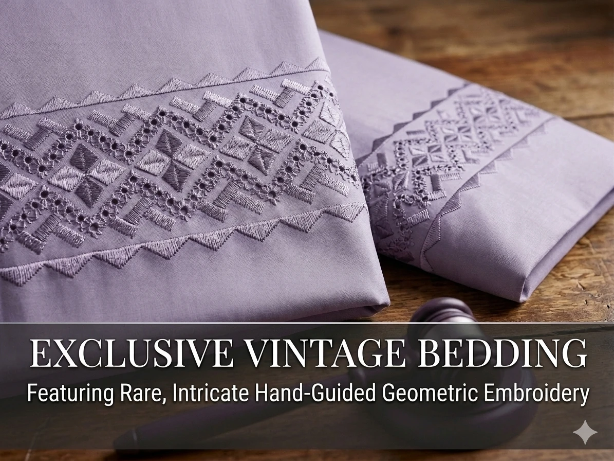 Home Beyond Queen Embroidery Sheet Set