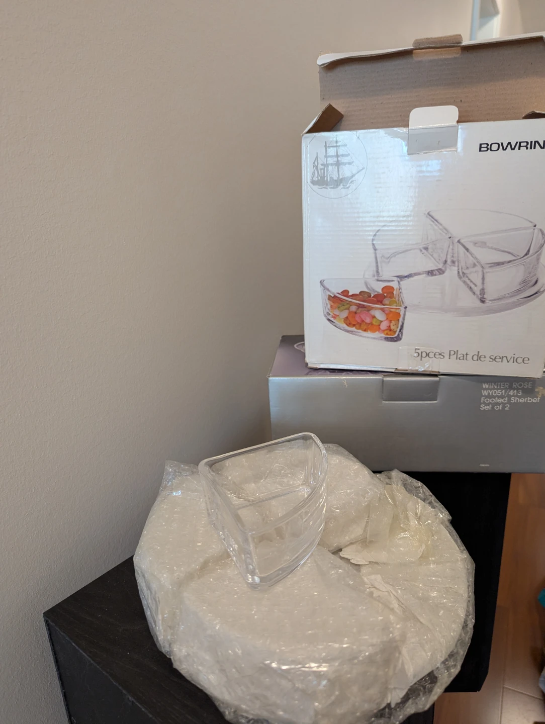 Bowring 5-Piece Glass Serving Platter Set - photo 2