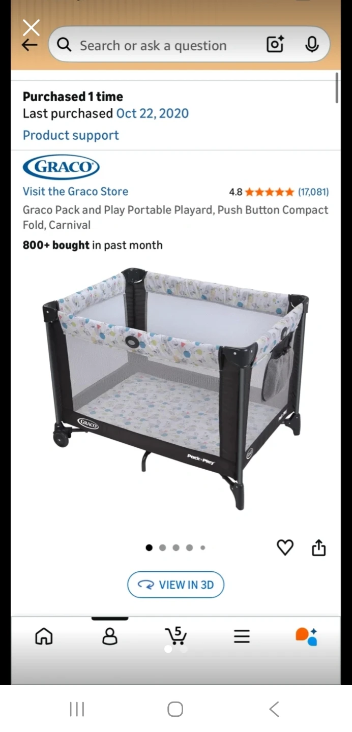 Graco Pack and Play Portable Playard
