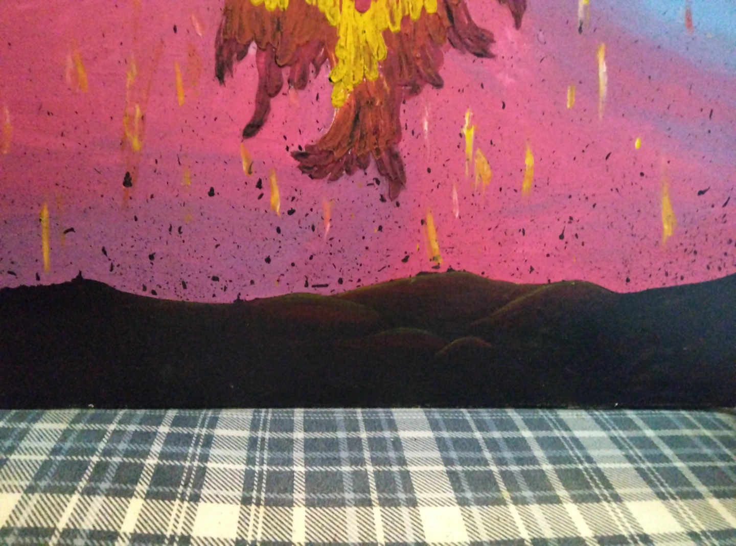 Handmade Phoenix Painting "I'll Always Rise"