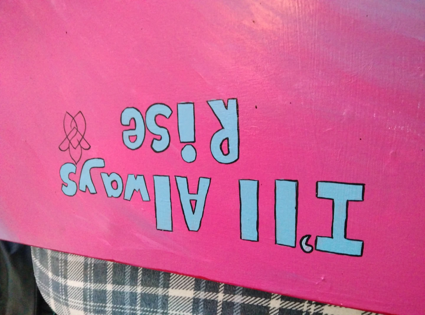 Handmade Phoenix Painting "I'll Always Rise" - photo 4