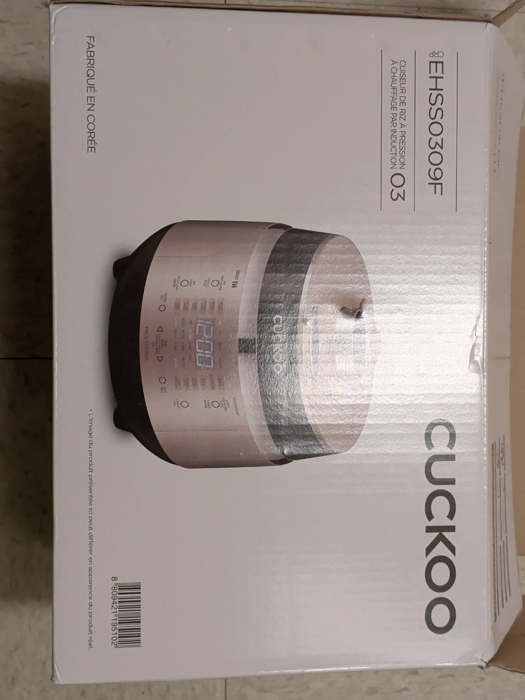 Cuckoo 3-Cup IH Pressure Rice Cooker (CRP-EHSS0309F) - photo 4