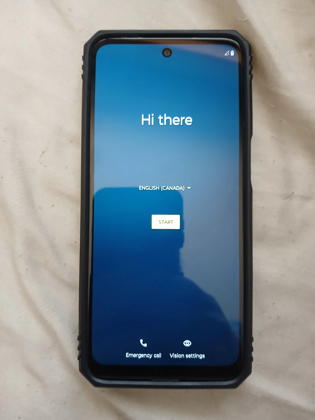 Sapphire Blue Motorola Moto G Pure With Phone Case