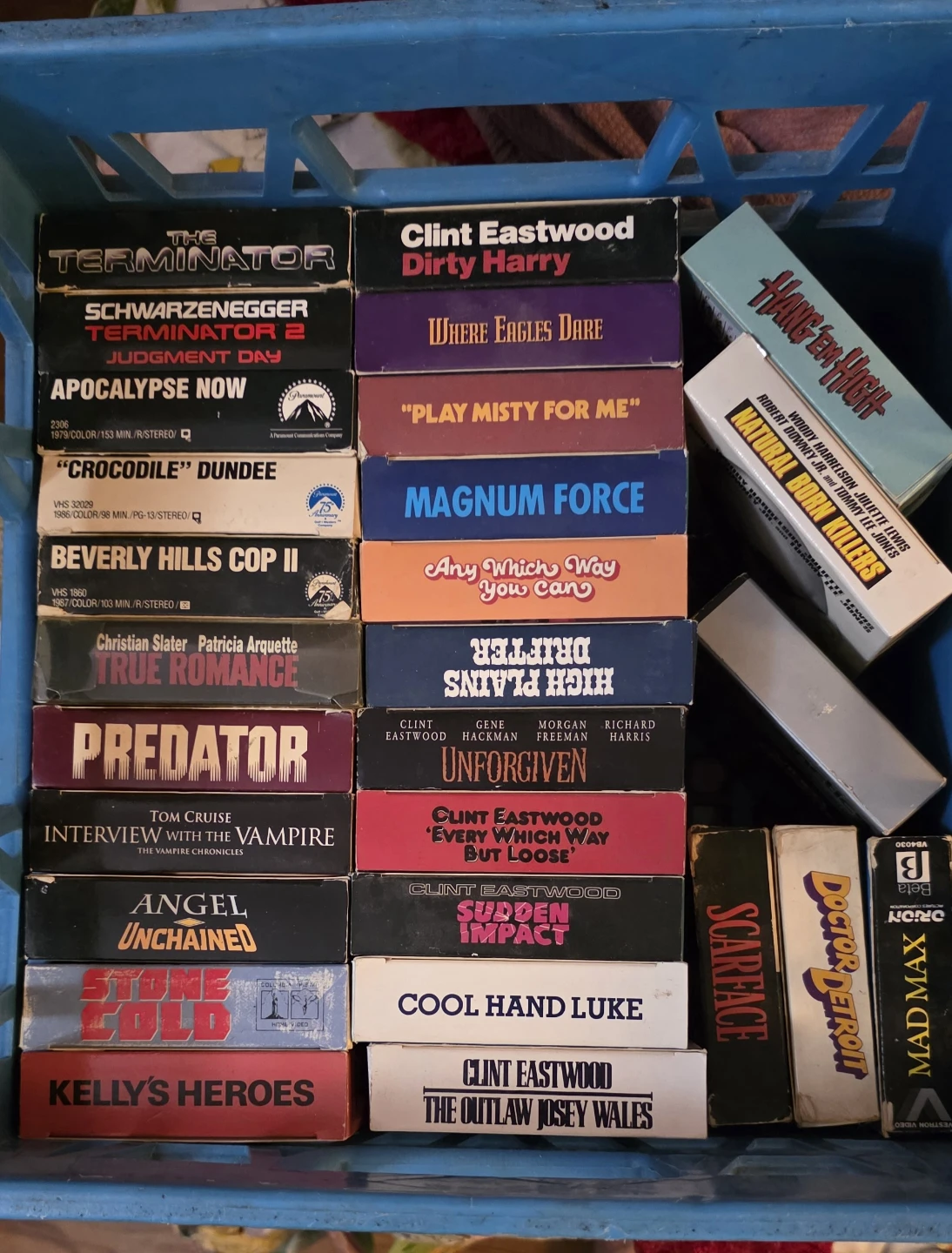 Collection of 24 Classic VHS Movies