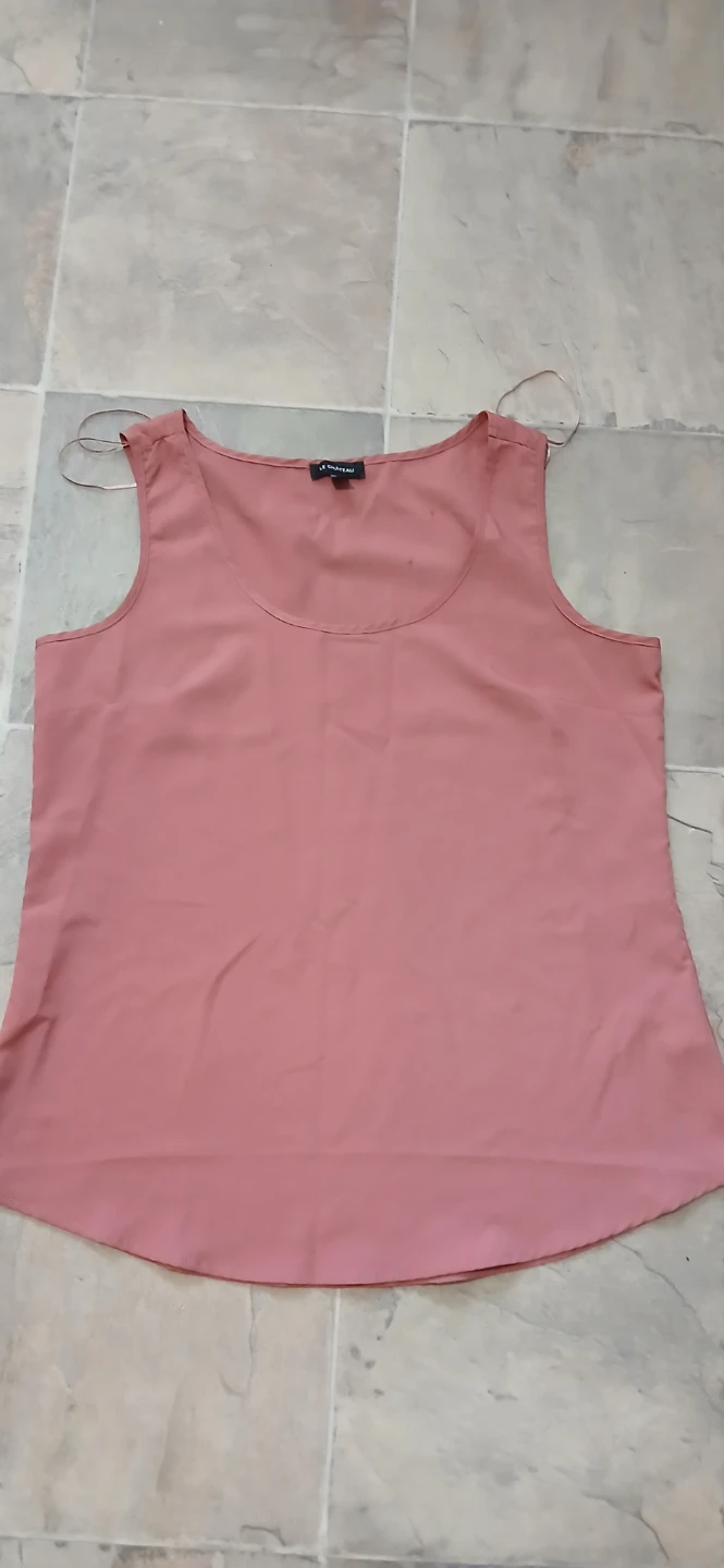Le Château Pink Sleeveless Top Size G/L