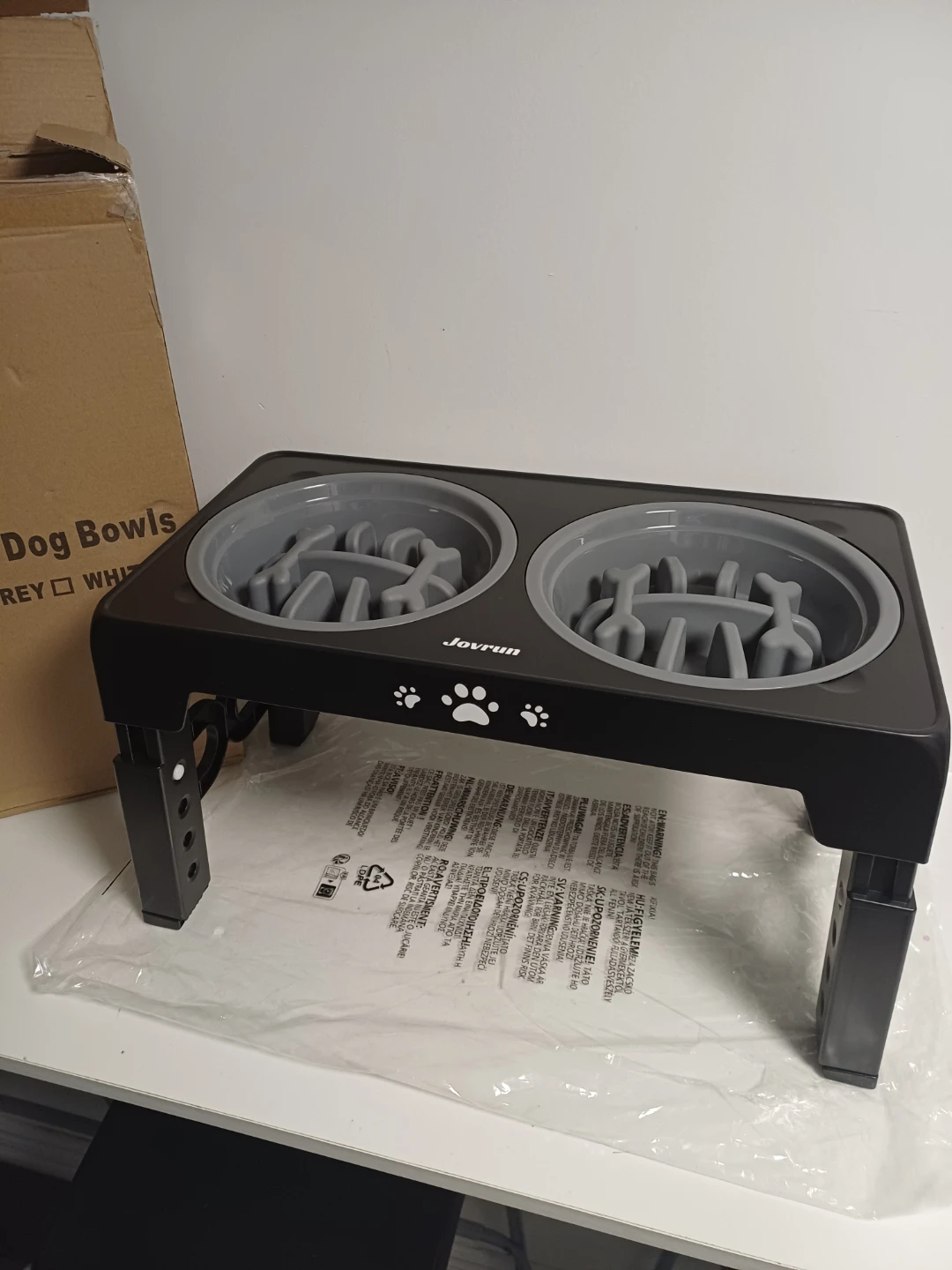 Jovrun Elevated Dog Bowls Slow Feeder - photo 2
