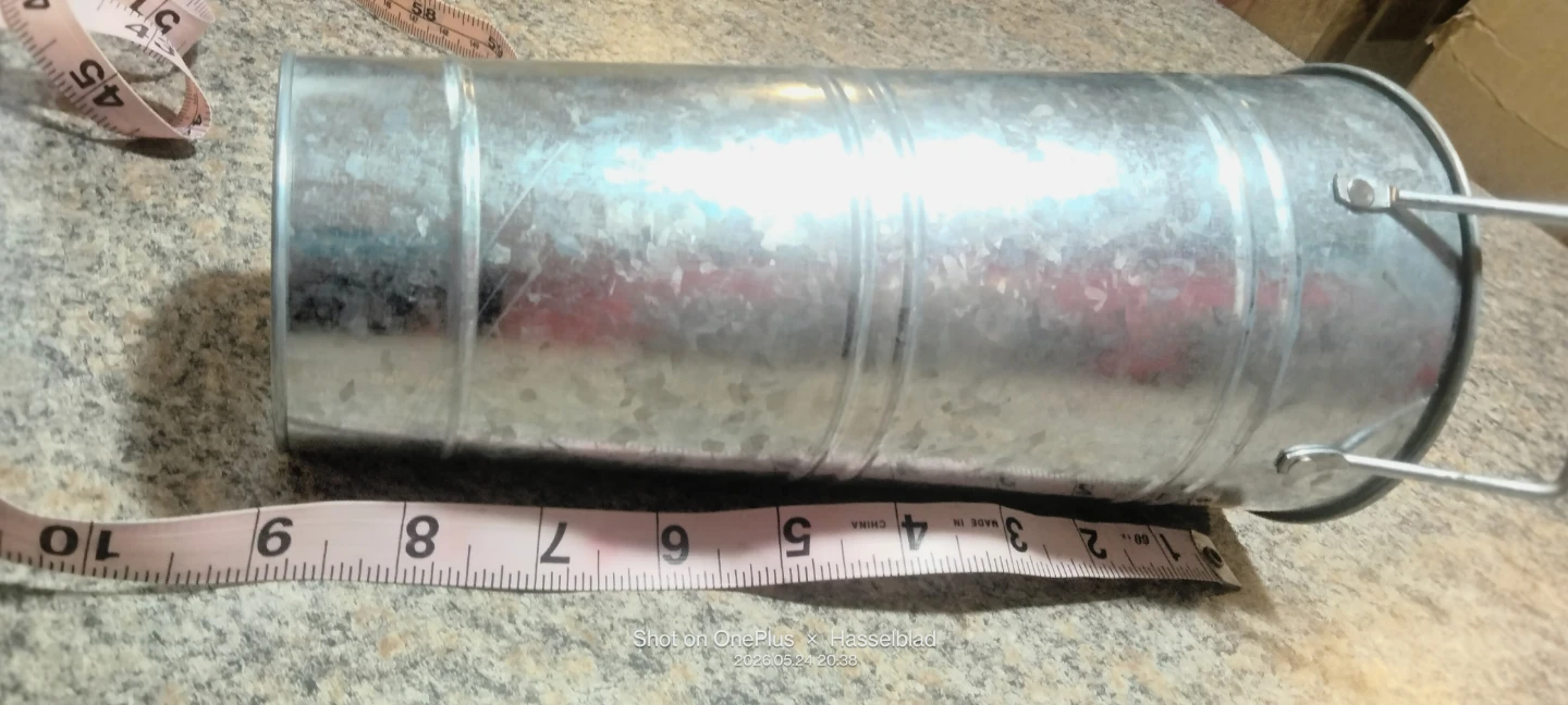 8 Galvanized Metal Buckets - photo 3